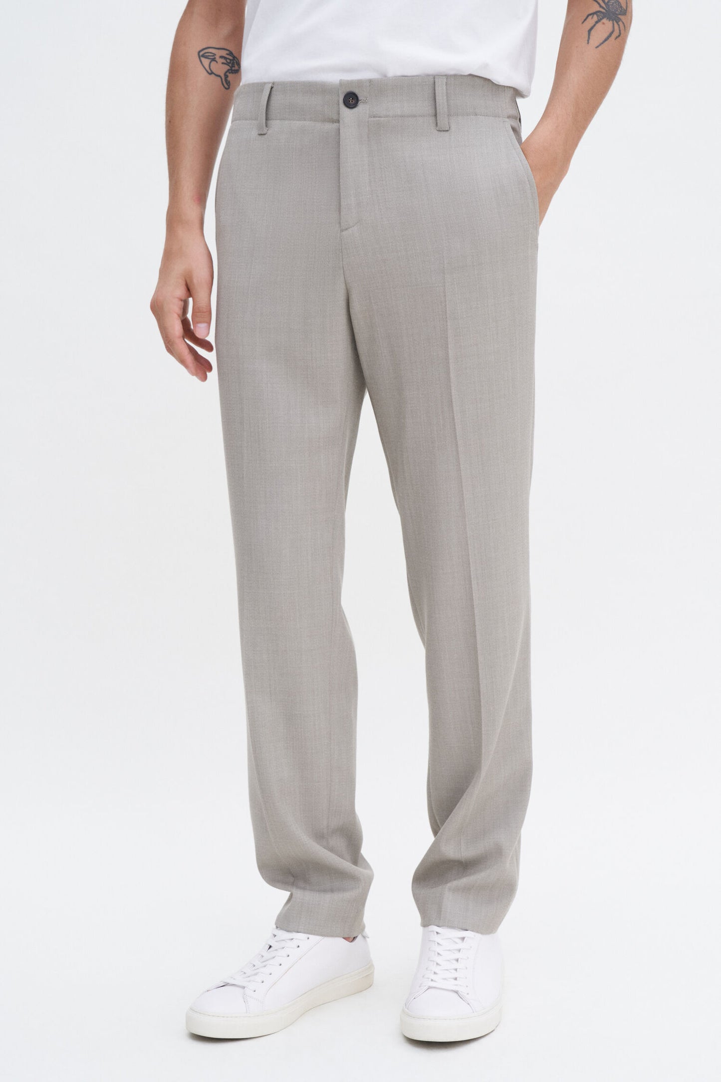 Filippa K Byxor Elastic Waist Tailored