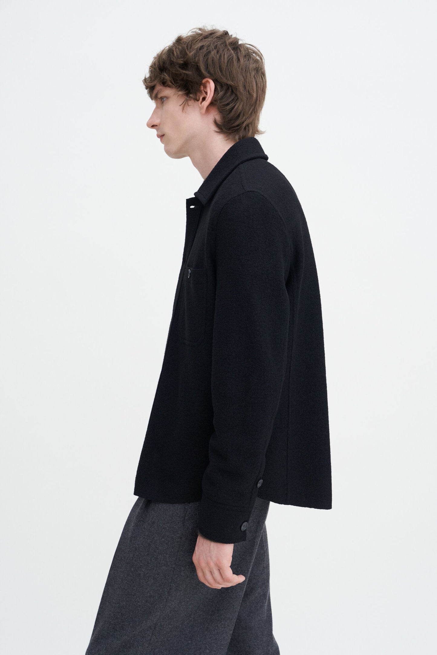 Filippa K Overshirt Boiled Wool