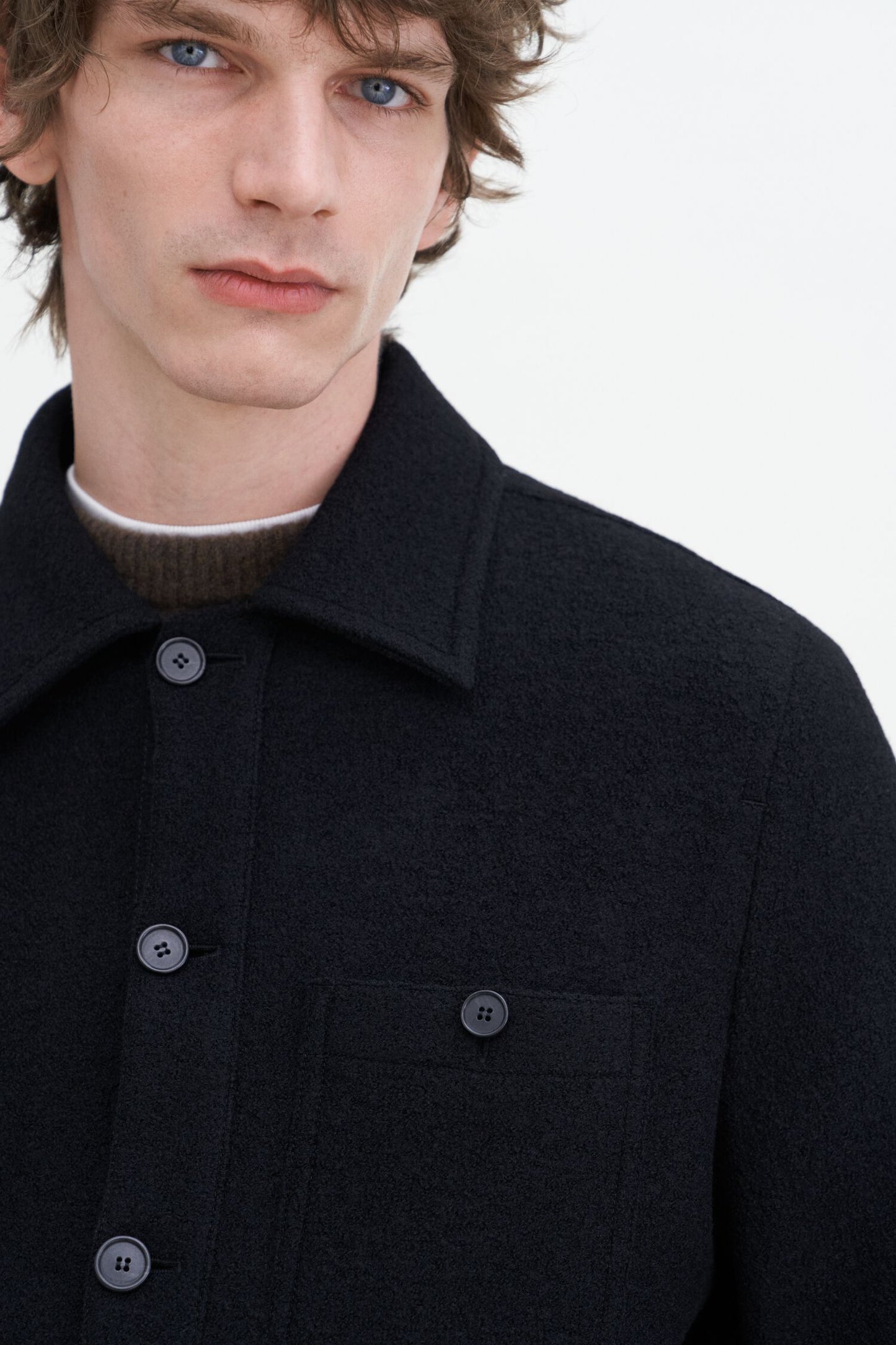 Filippa K Overshirt Boiled Wool