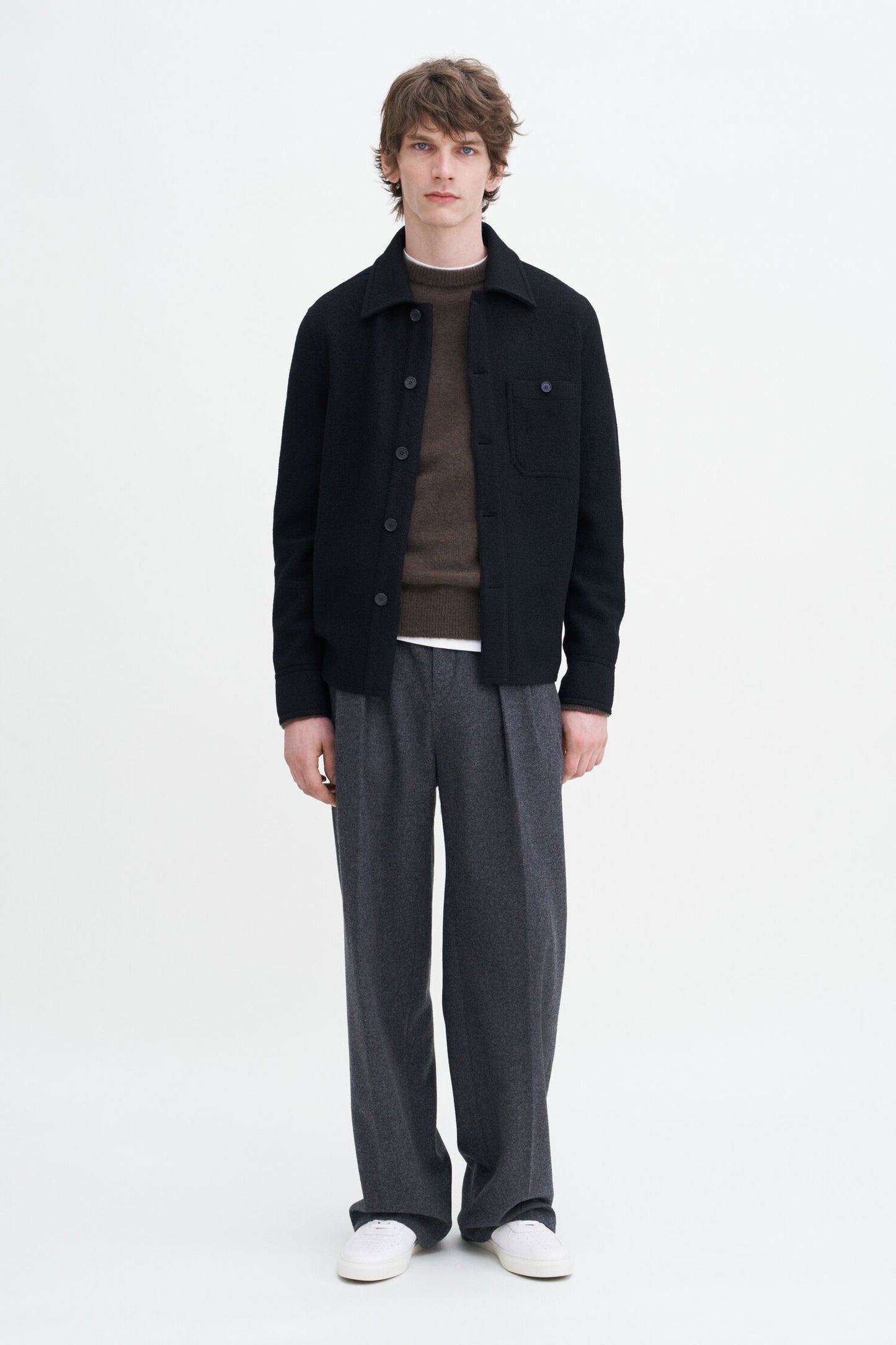 Filippa K Overshirt Boiled Wool