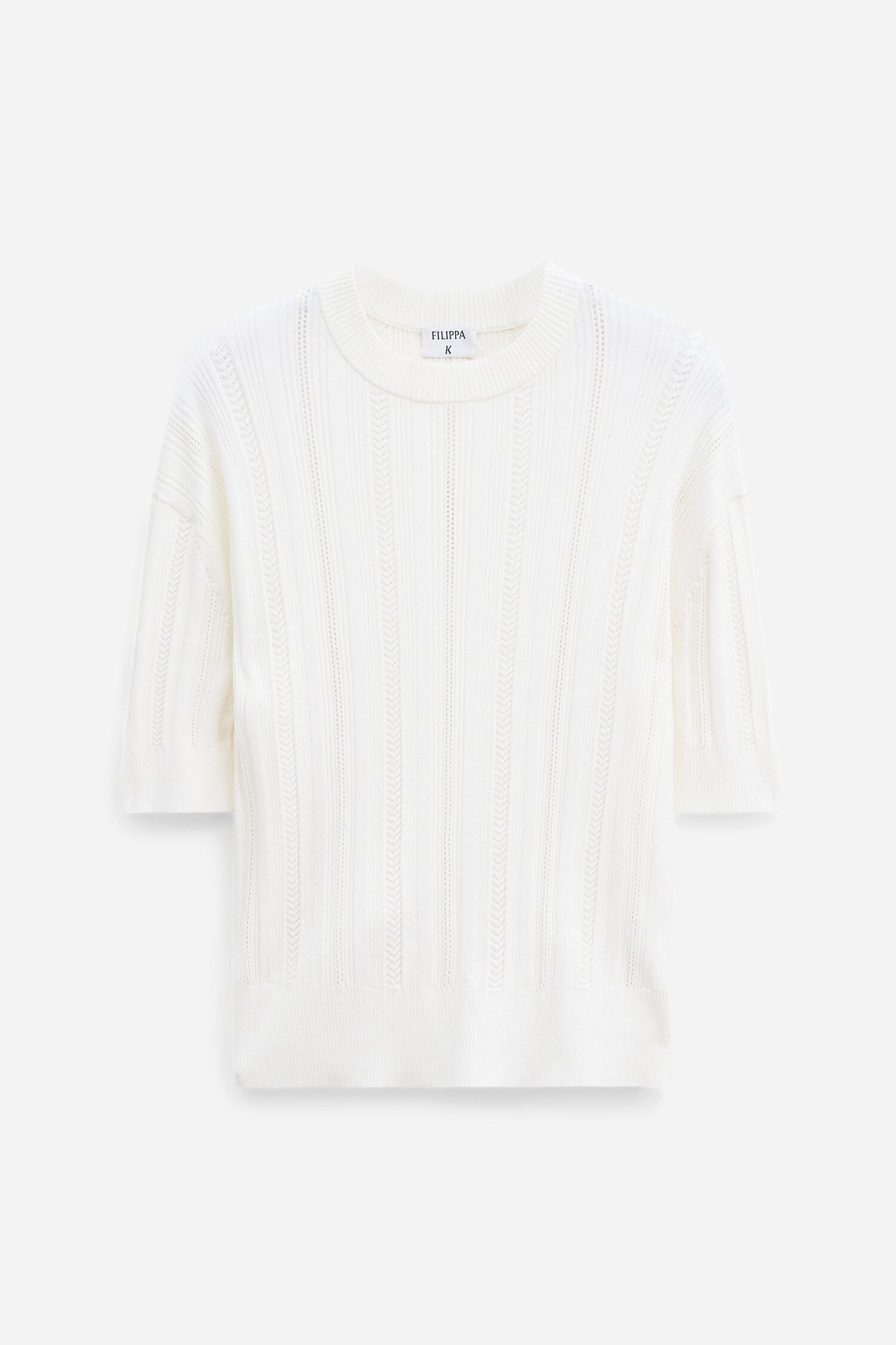 Filippa K T-shirt Braid Knit