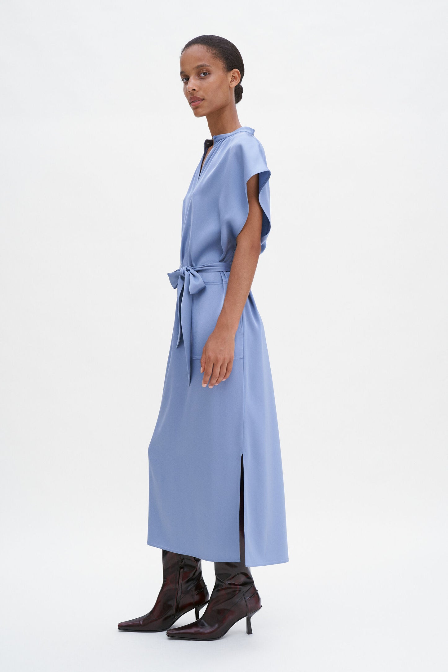 Filippa K Klänning Belted Stand Collar