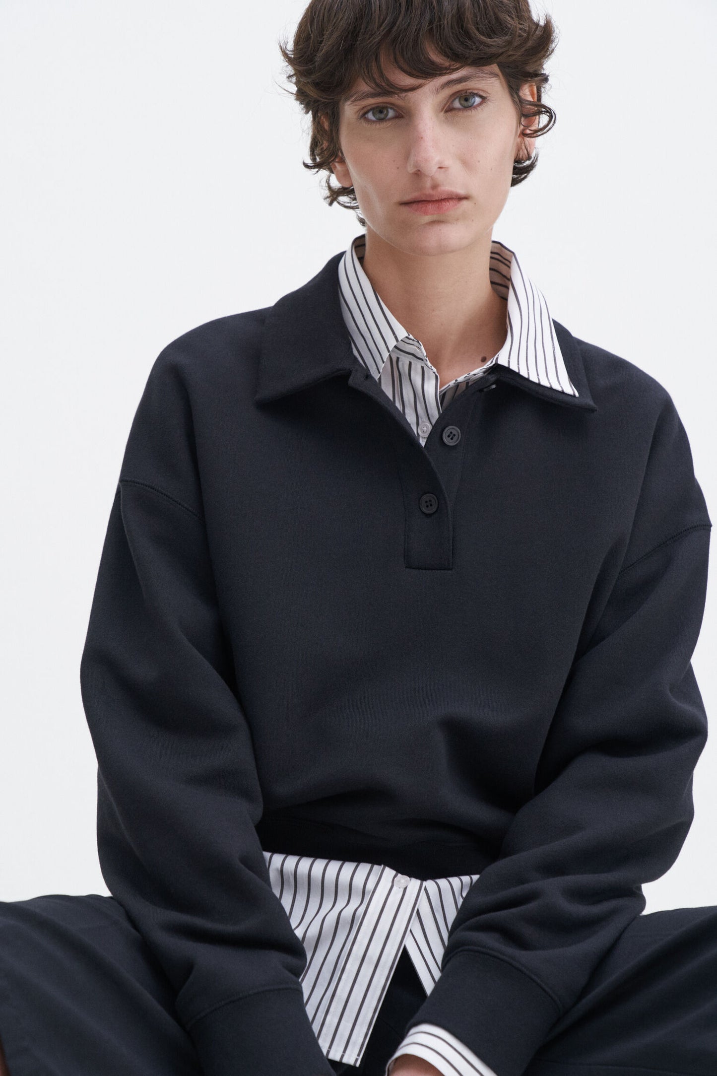 Filippa K Tröja Polo Sweatshirt