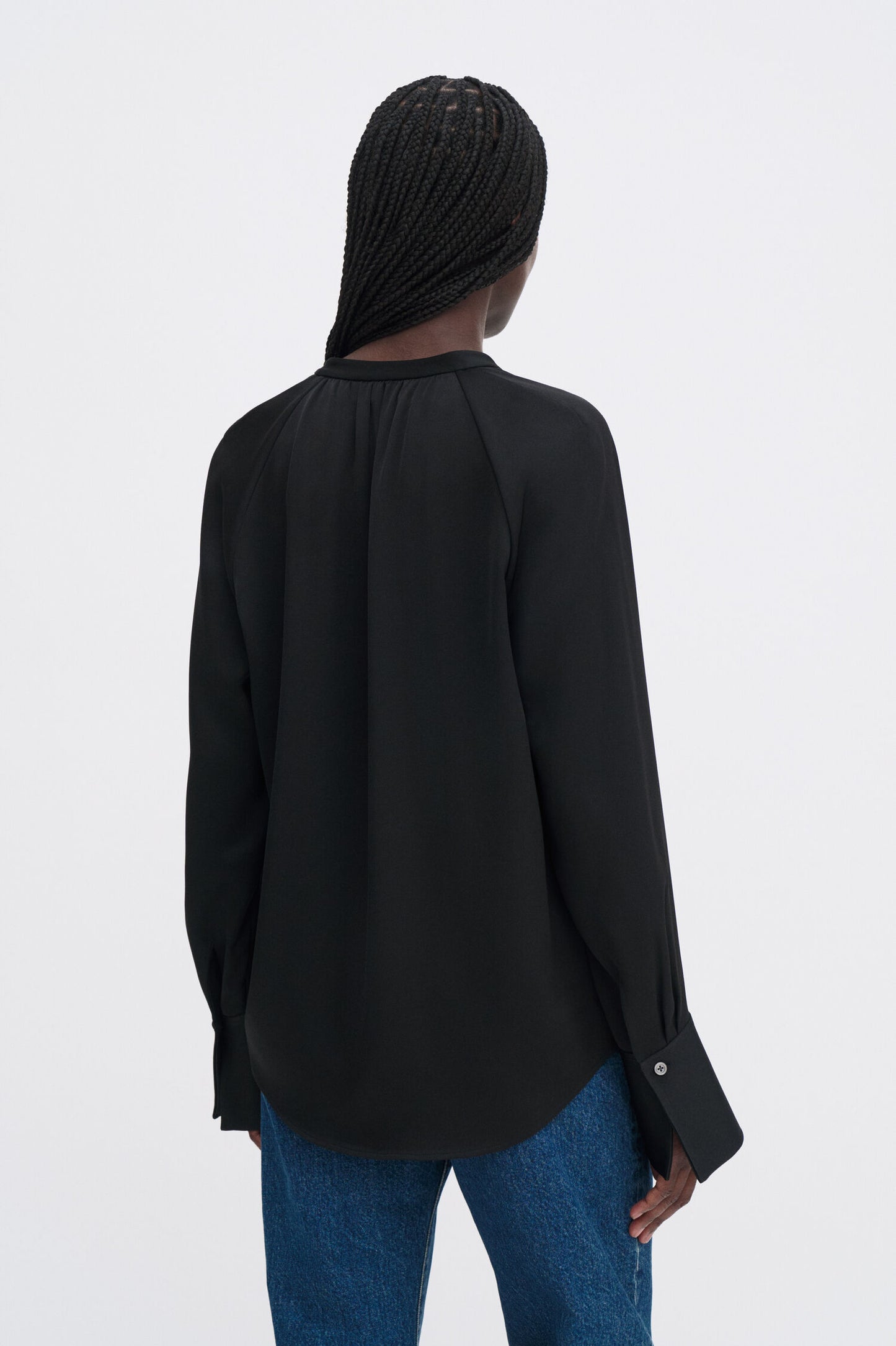 Filippa K Blus Gathered Raglan