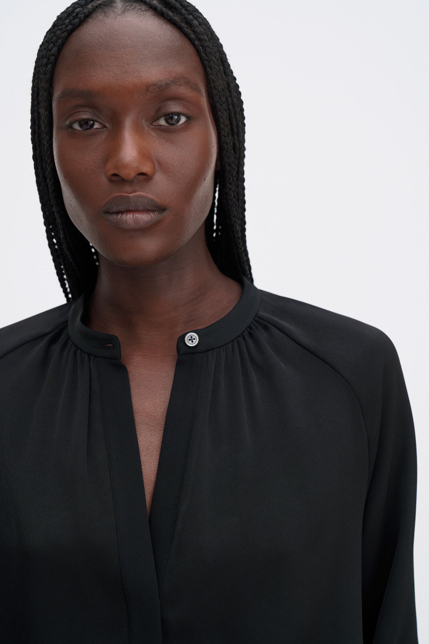 Filippa K Blus Gathered Raglan