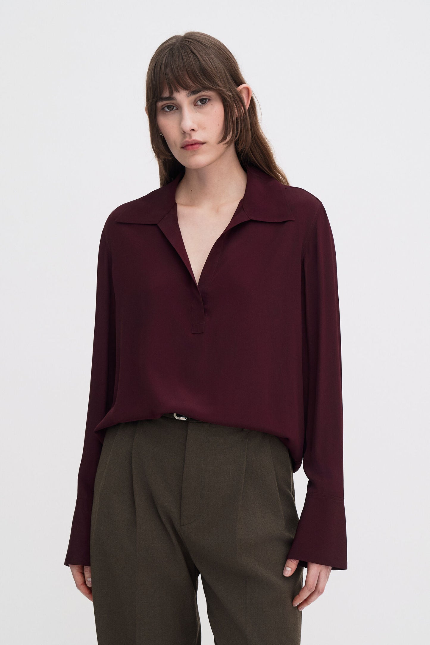 Filippa K Blus Half Placket