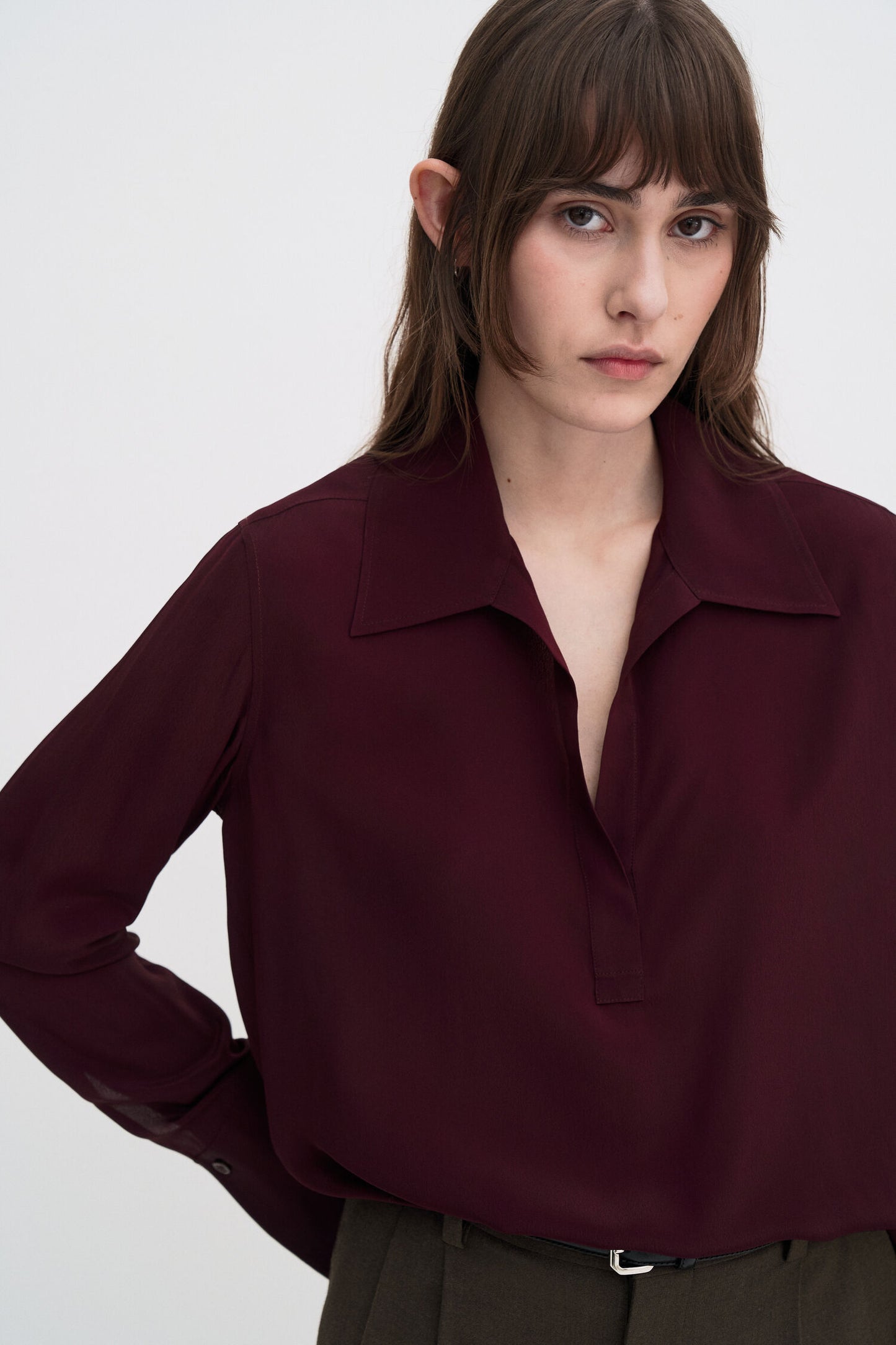 Filippa K Blus Half Placket