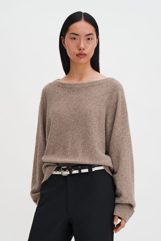Filippa K Tröja Wool Yak Boatneck