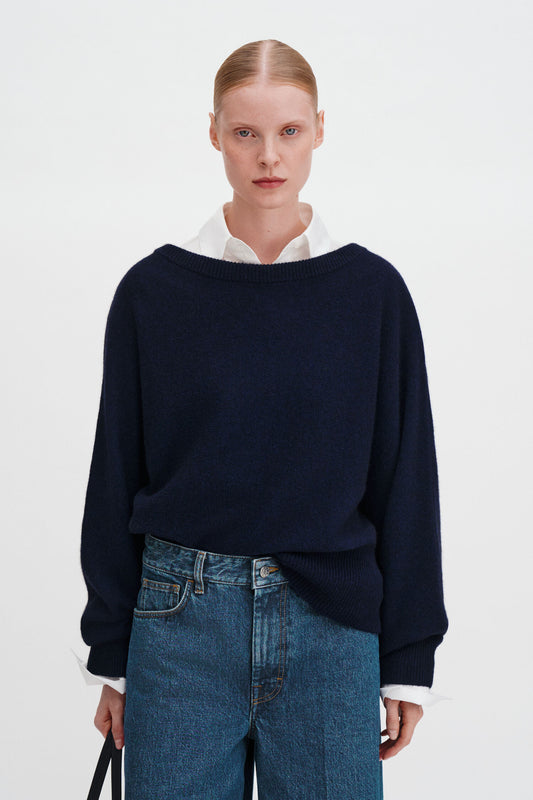 Filippa K Tröja Wool Yak Boatneck