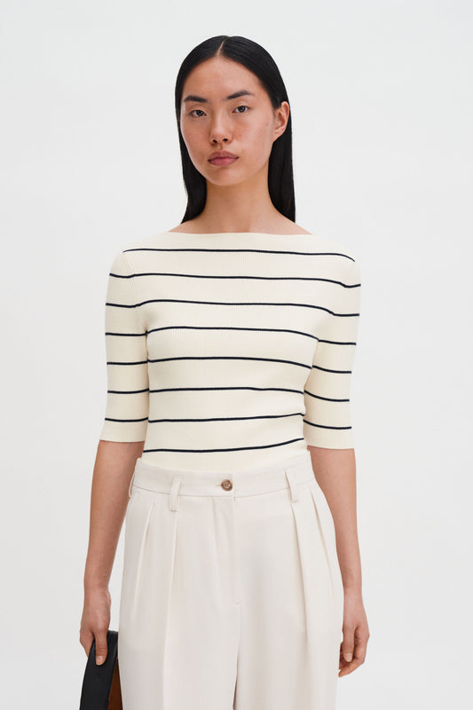 Filippa K Topp Boatneck Rib