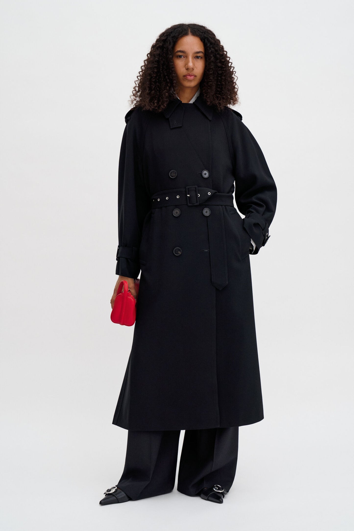 Filippa K Kappa Draped Trench
