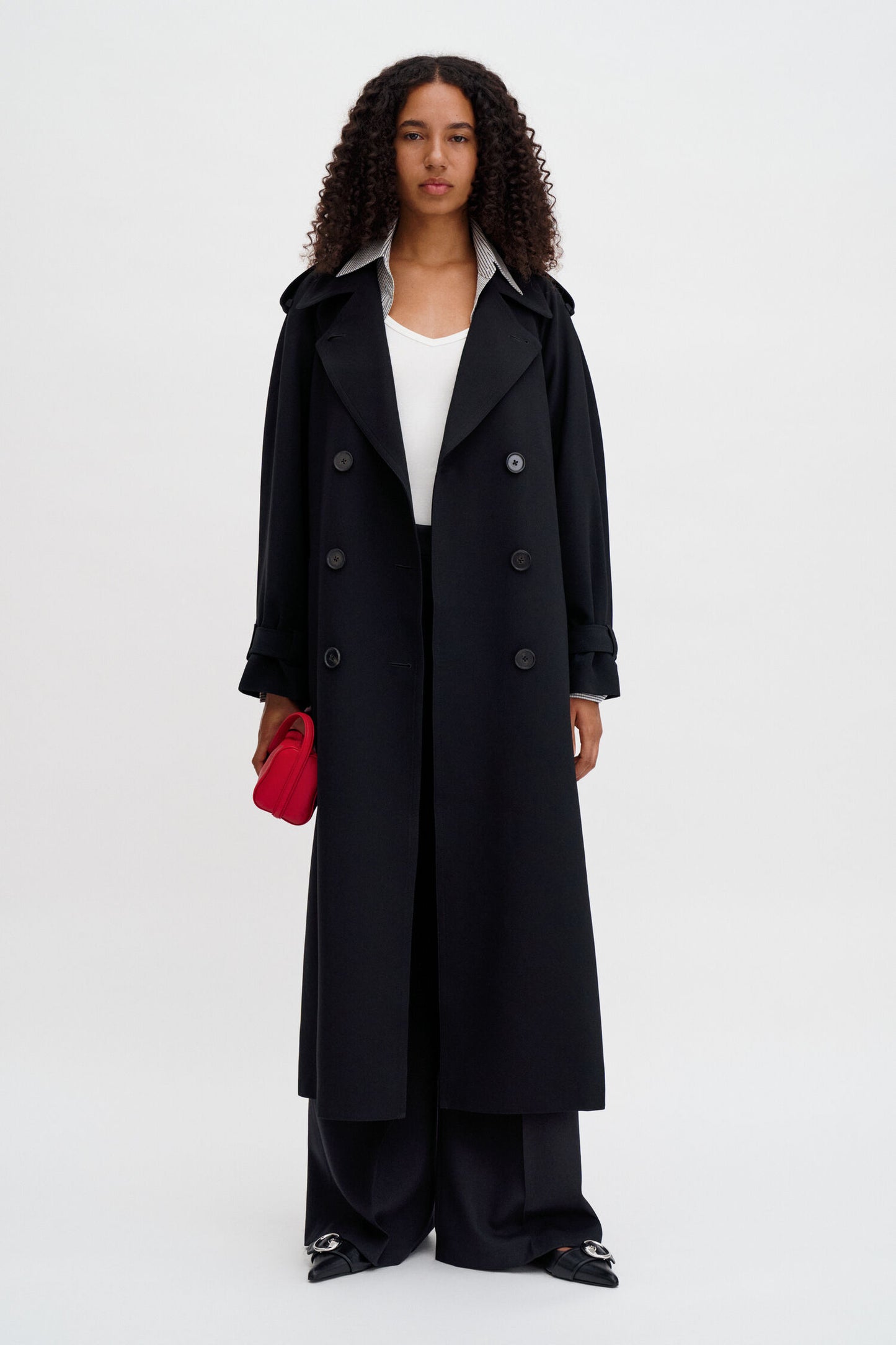 Filippa K Kappa Draped Trench