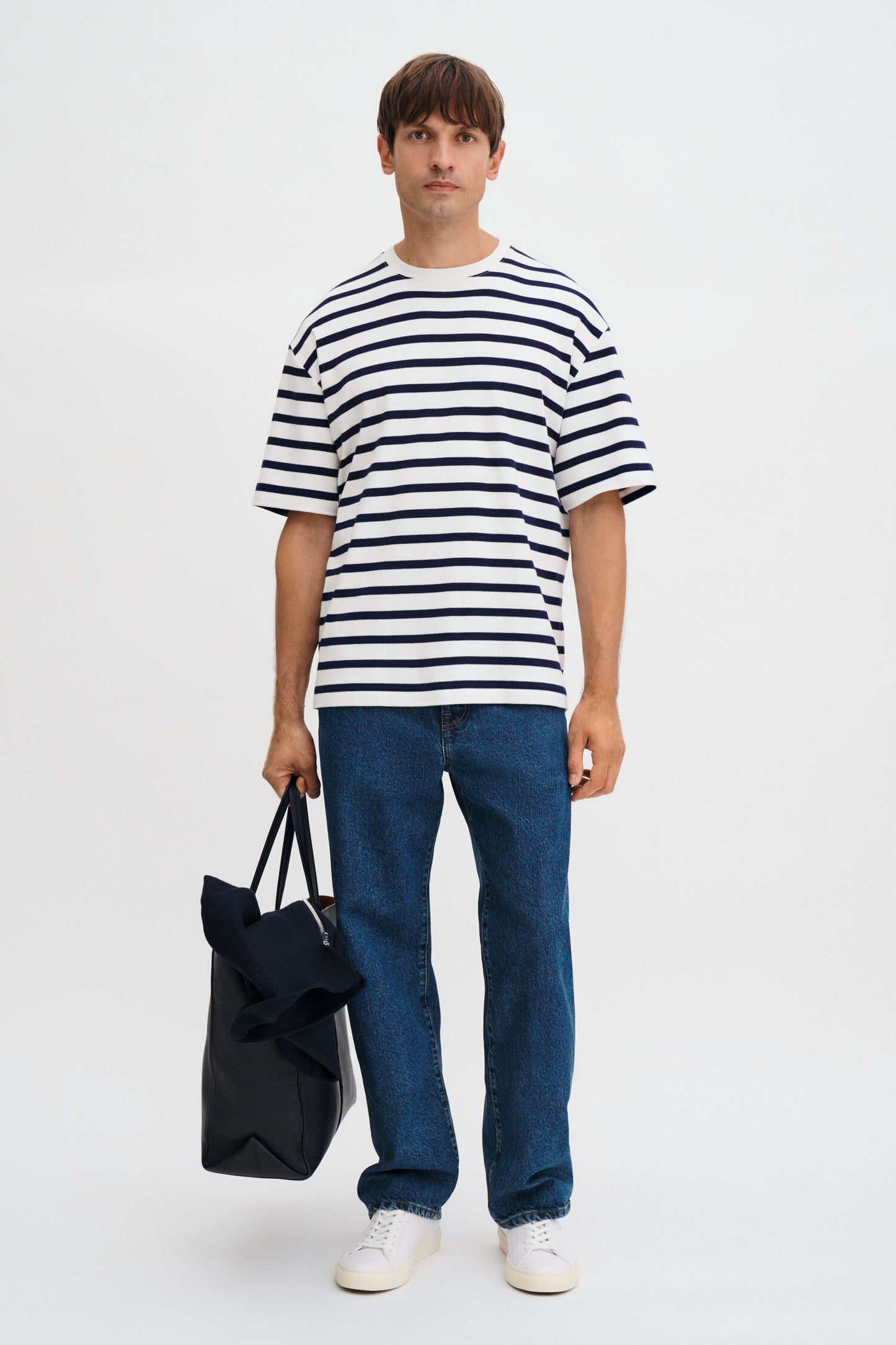 Filippa K T-shirt Striped Crewneck