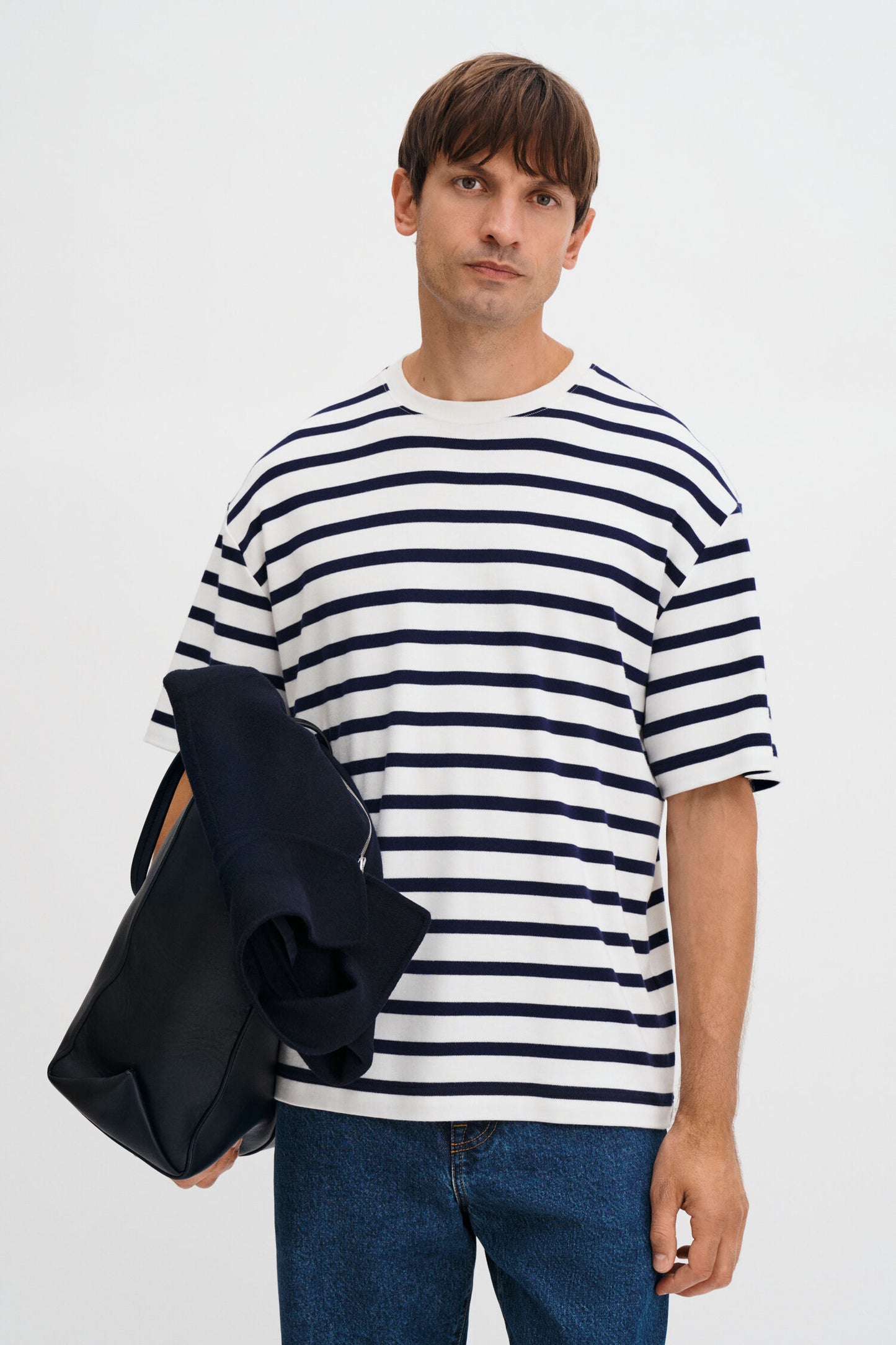 Filippa K T-shirt Striped Crewneck