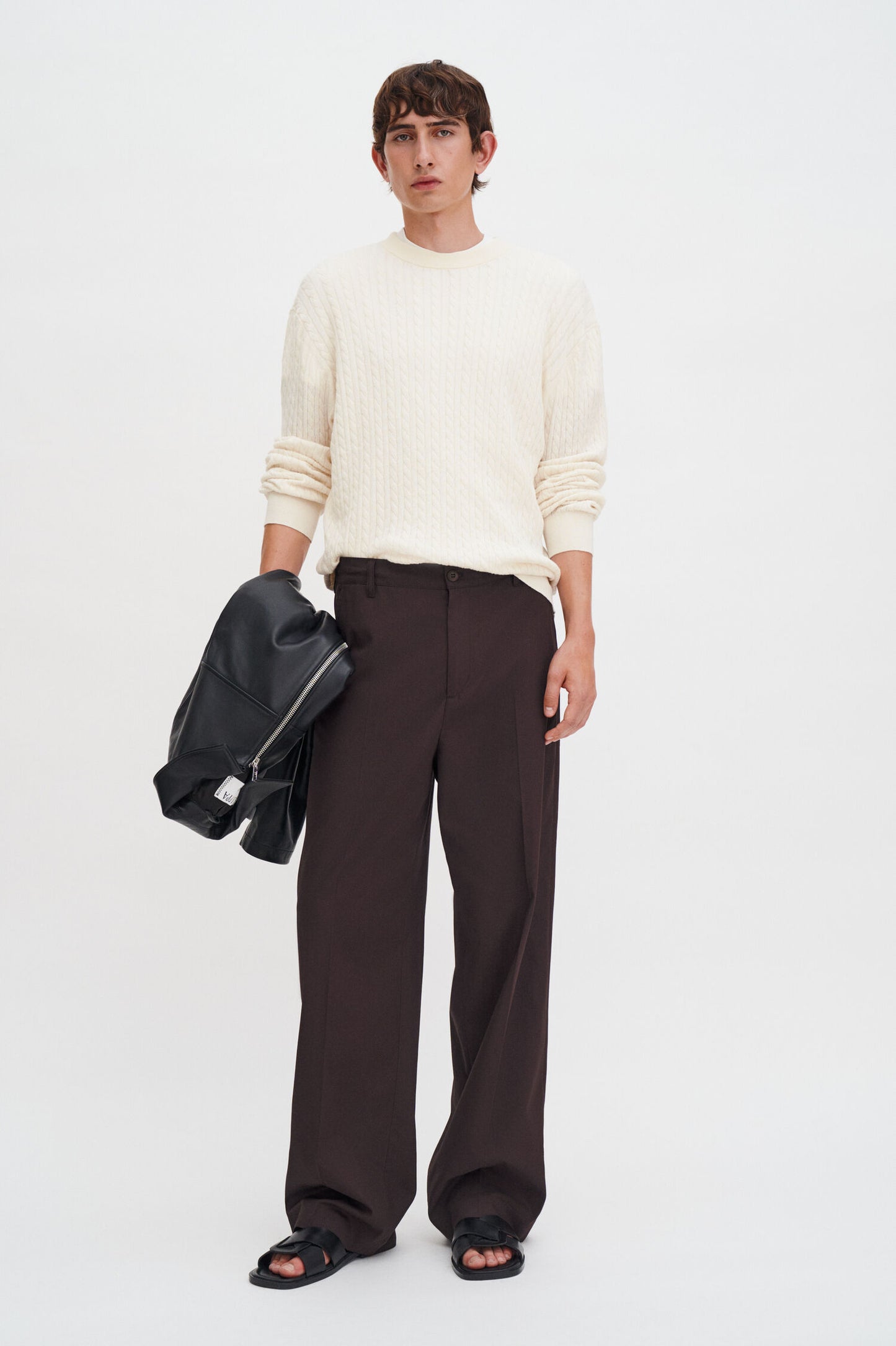 Filippa K Tröja Braided Cotton Silk