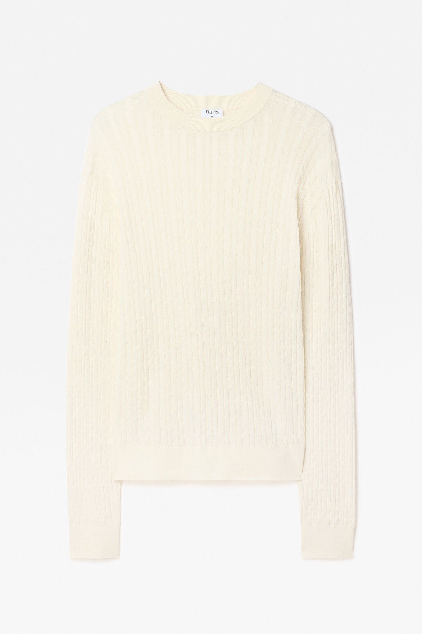 Filippa K Tröja Braided Cotton Silk