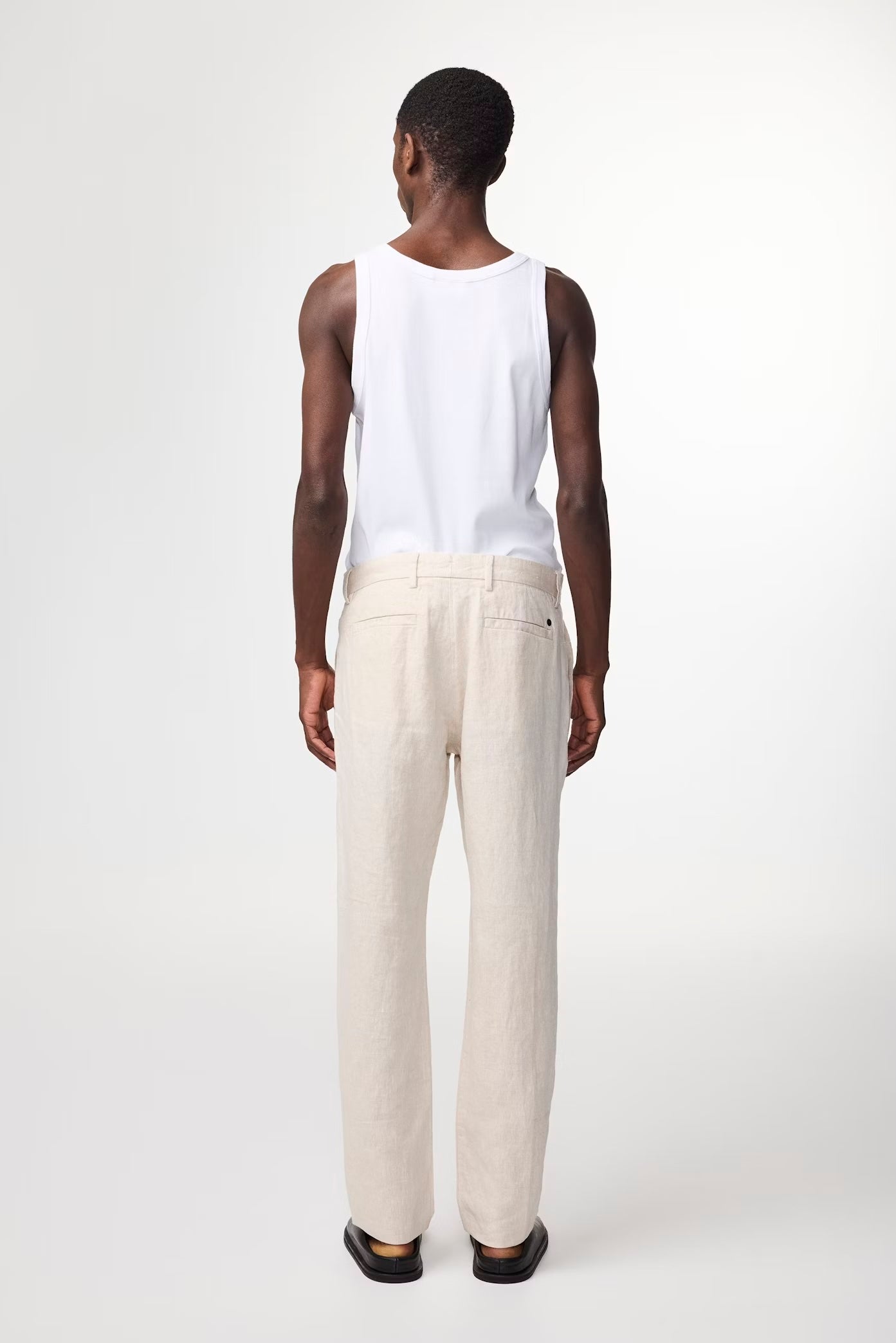 NN07 Byxor Theo Linen 1454