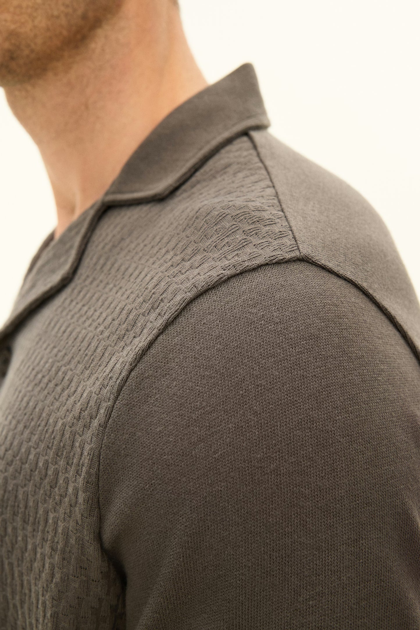 Oscar Jacobson Skjorta Kirk Knitted