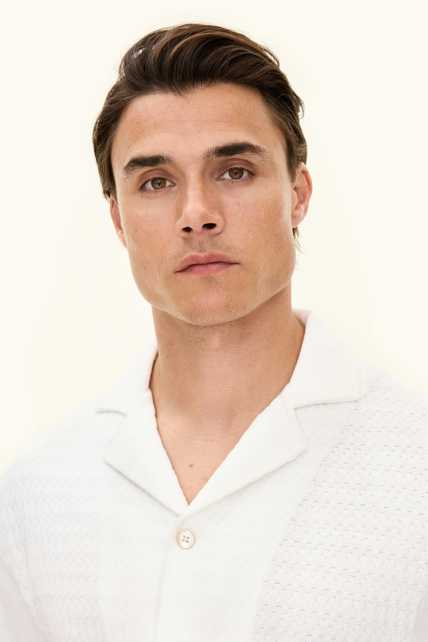 Oscar Jacobson Skjorta Kirk Knitted Shirt