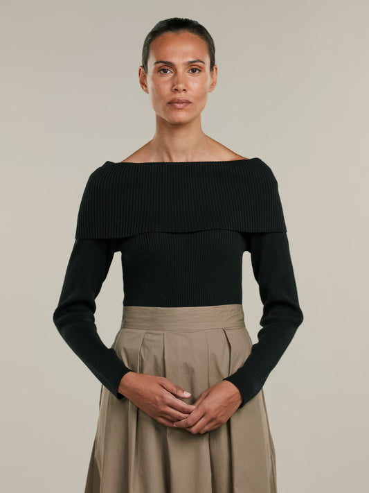 Stenströms Tröja Klara Off Shoulder Knit