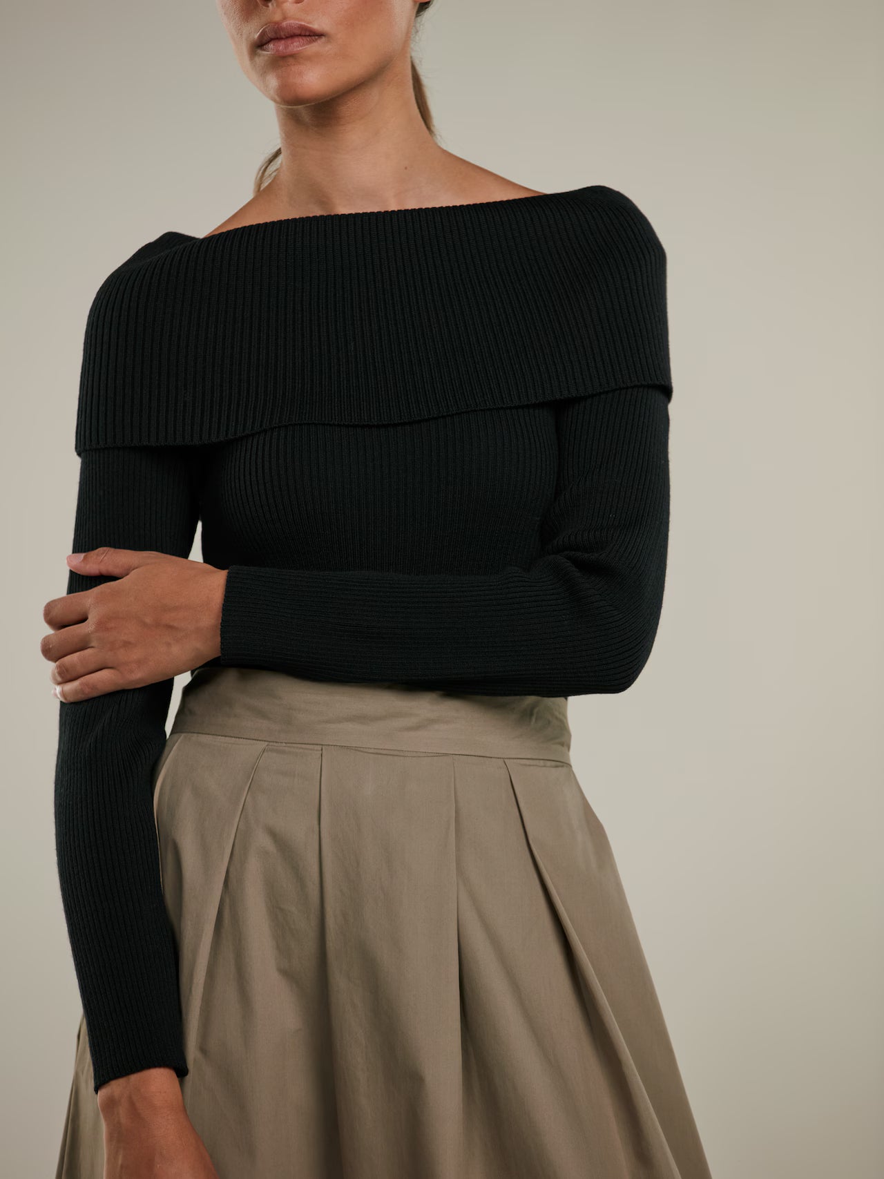 Stenströms Tröja Klara Off Shoulder Knit