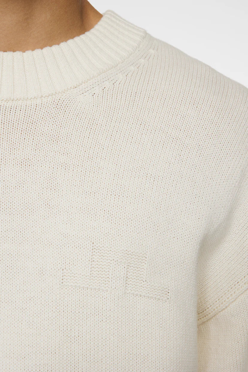 J.Lindeberg Tröja Eddy Cotton Wool Crew Neck