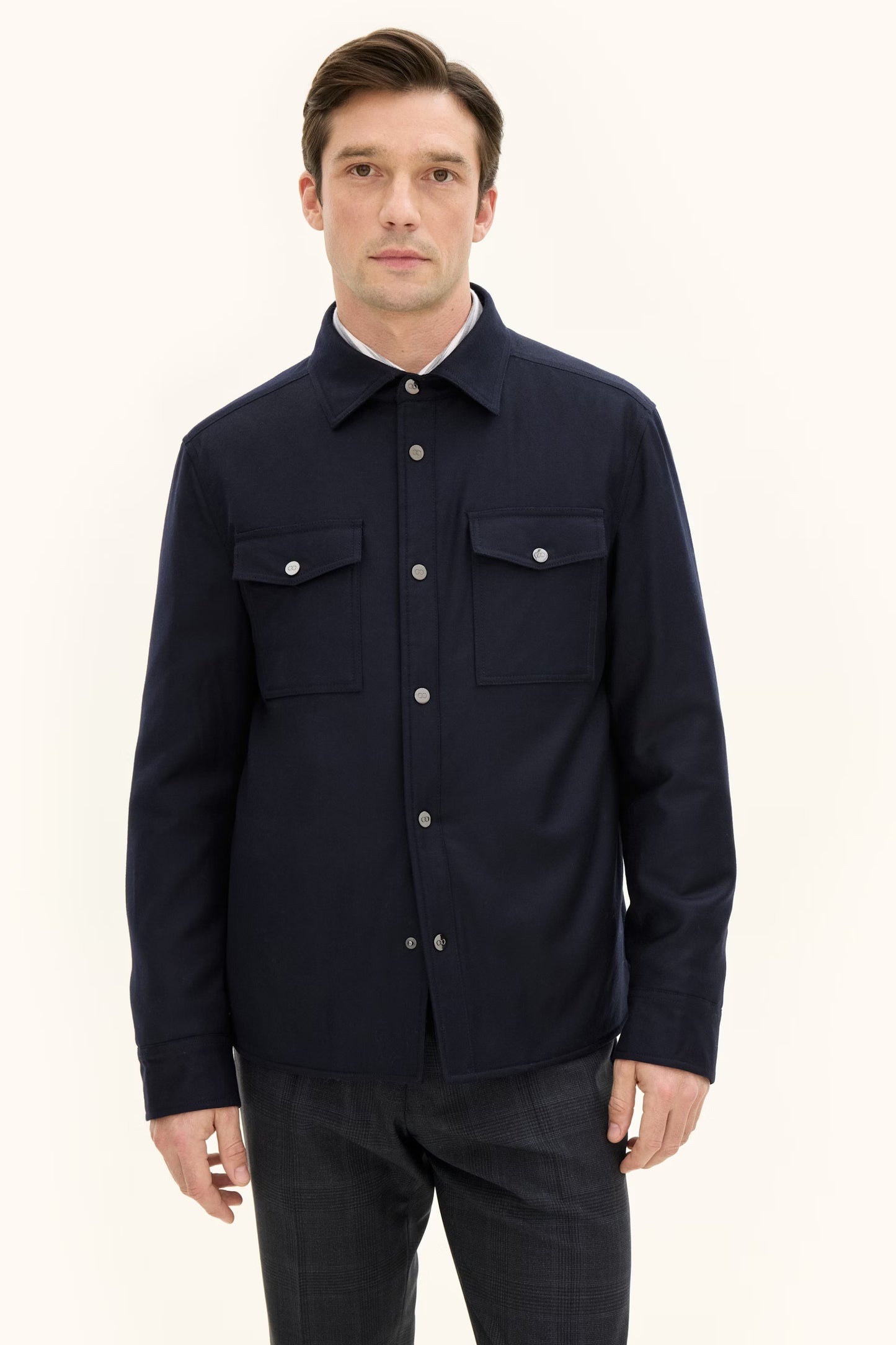 Oscar Jacobson Overshirt Flanell