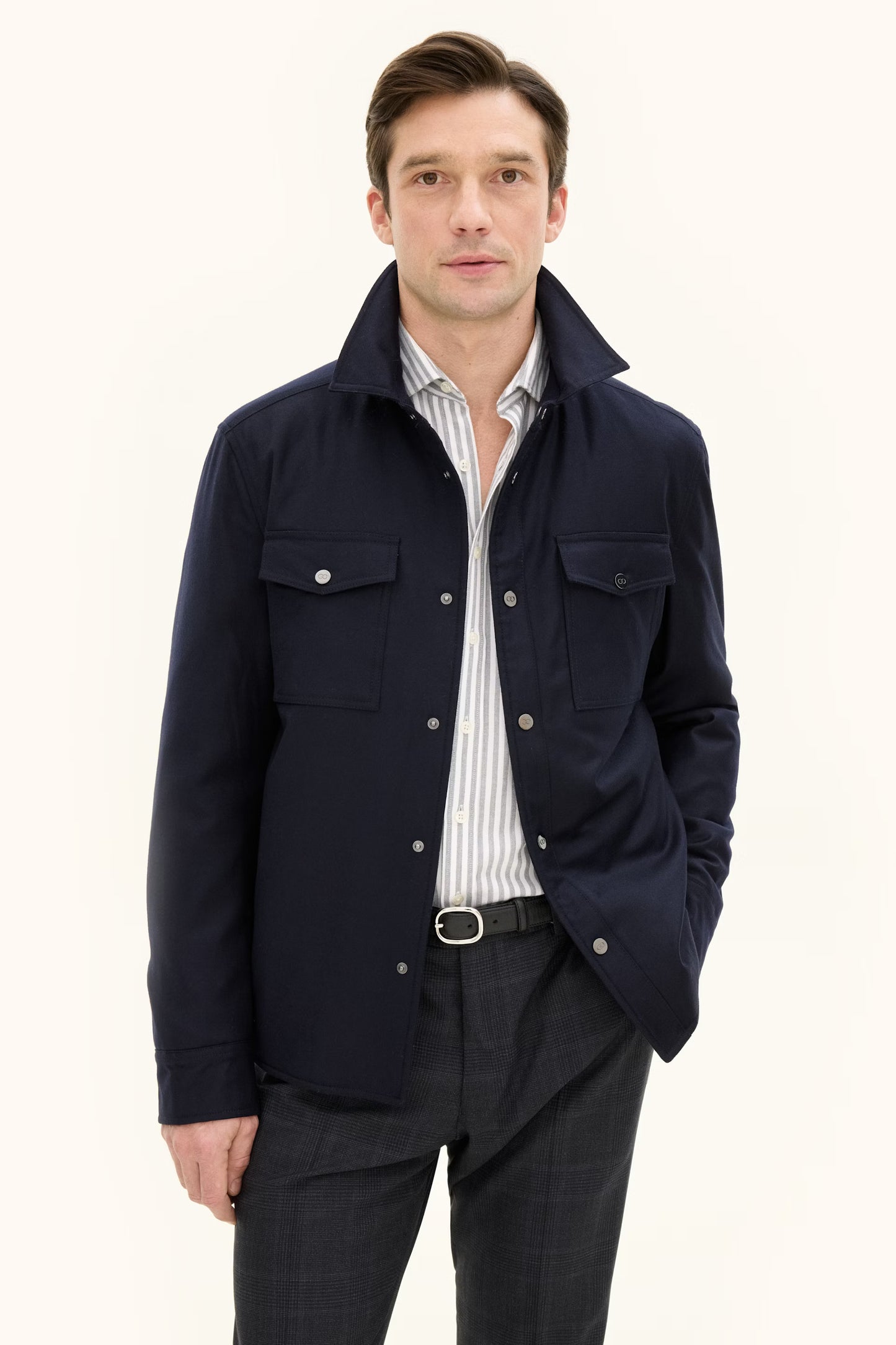 Oscar Jacobson Overshirt Flanell