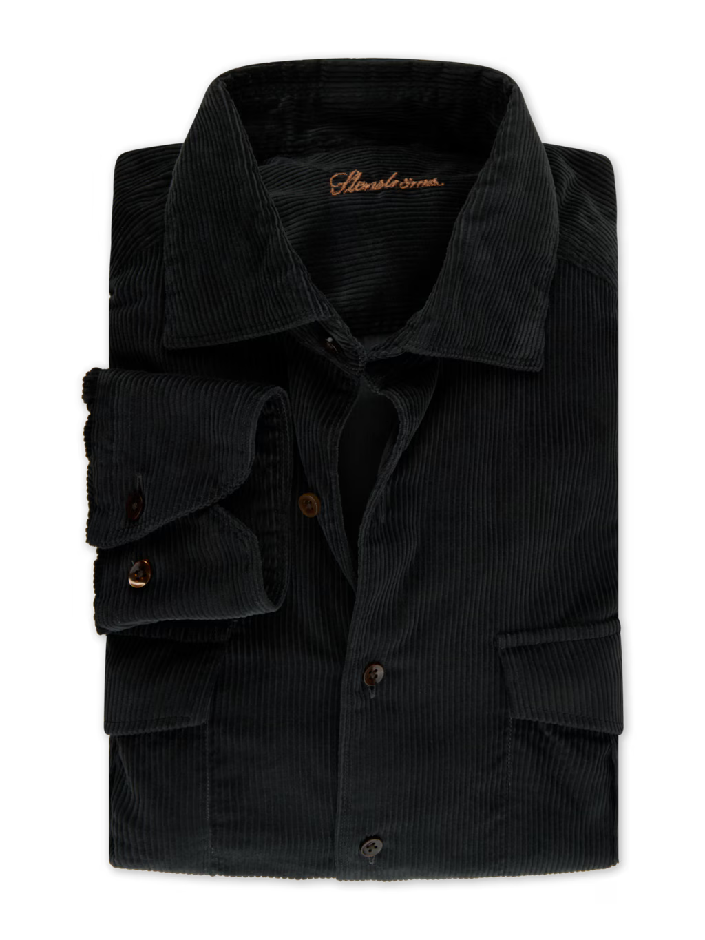 Stenströms Skjorta Regular C72 RC cuff Casual Double pockets