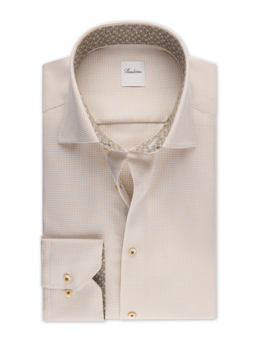 Stenströms Skjorta Regular C75 RC cuff Contrast