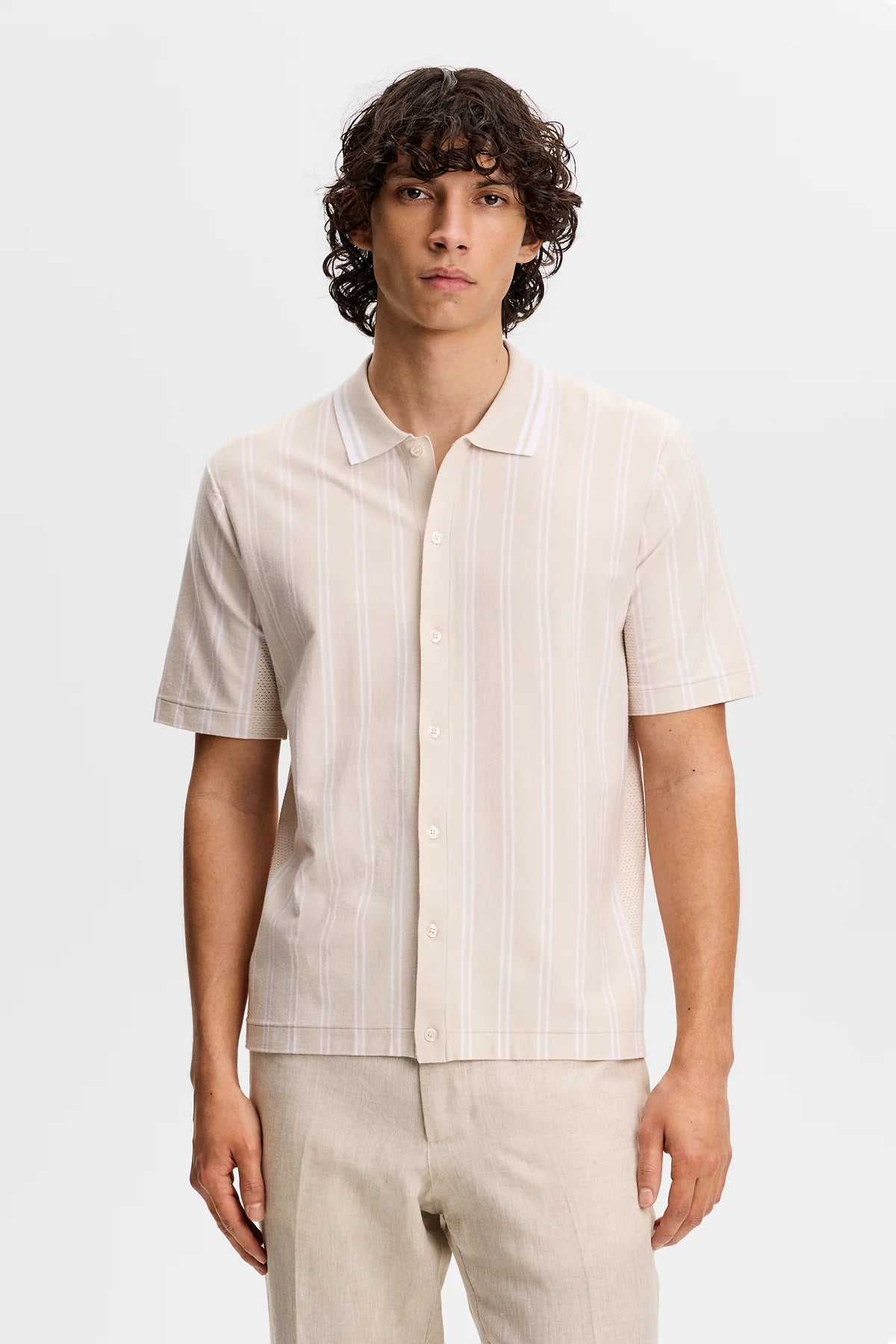 J.Lindeberg Skjorta Rue Knit SS