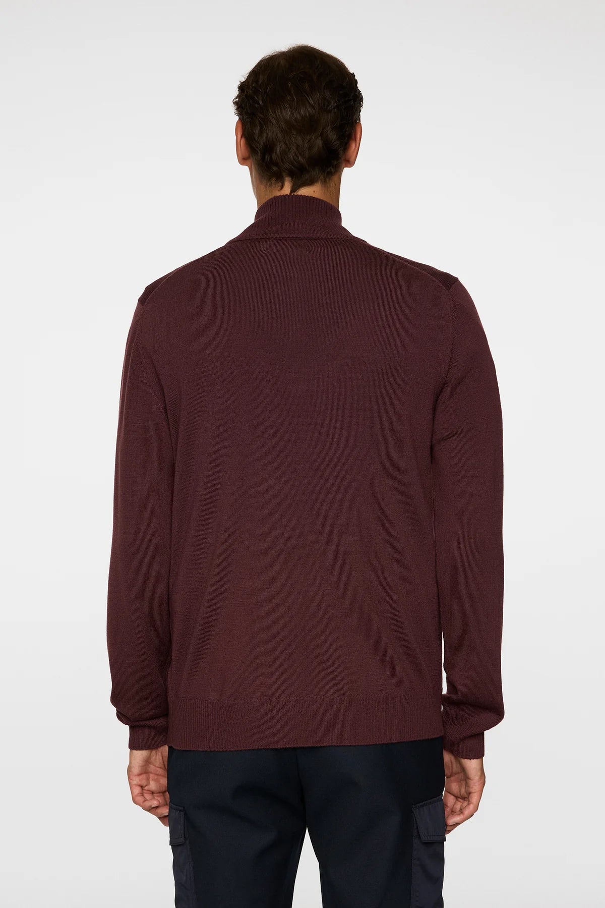 J.Lindeberg Tröja Kiyan Merino Quarter Zip