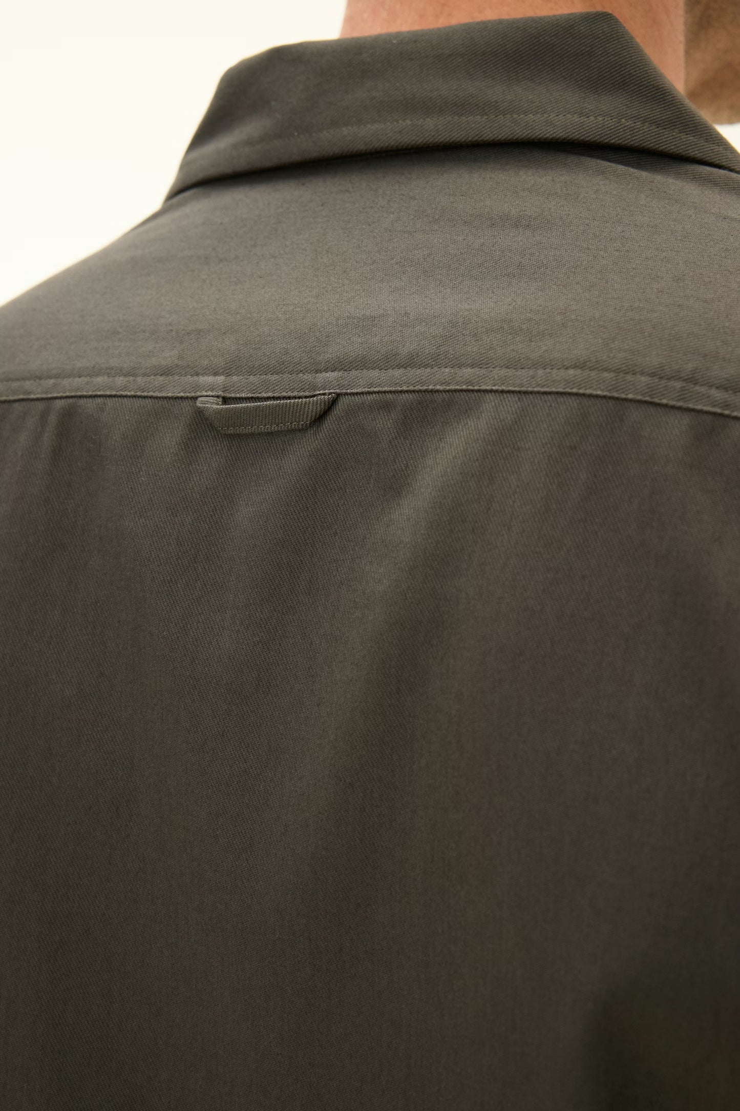 Oscar Jacobson Skjorta Straight Fit Bowling Collar