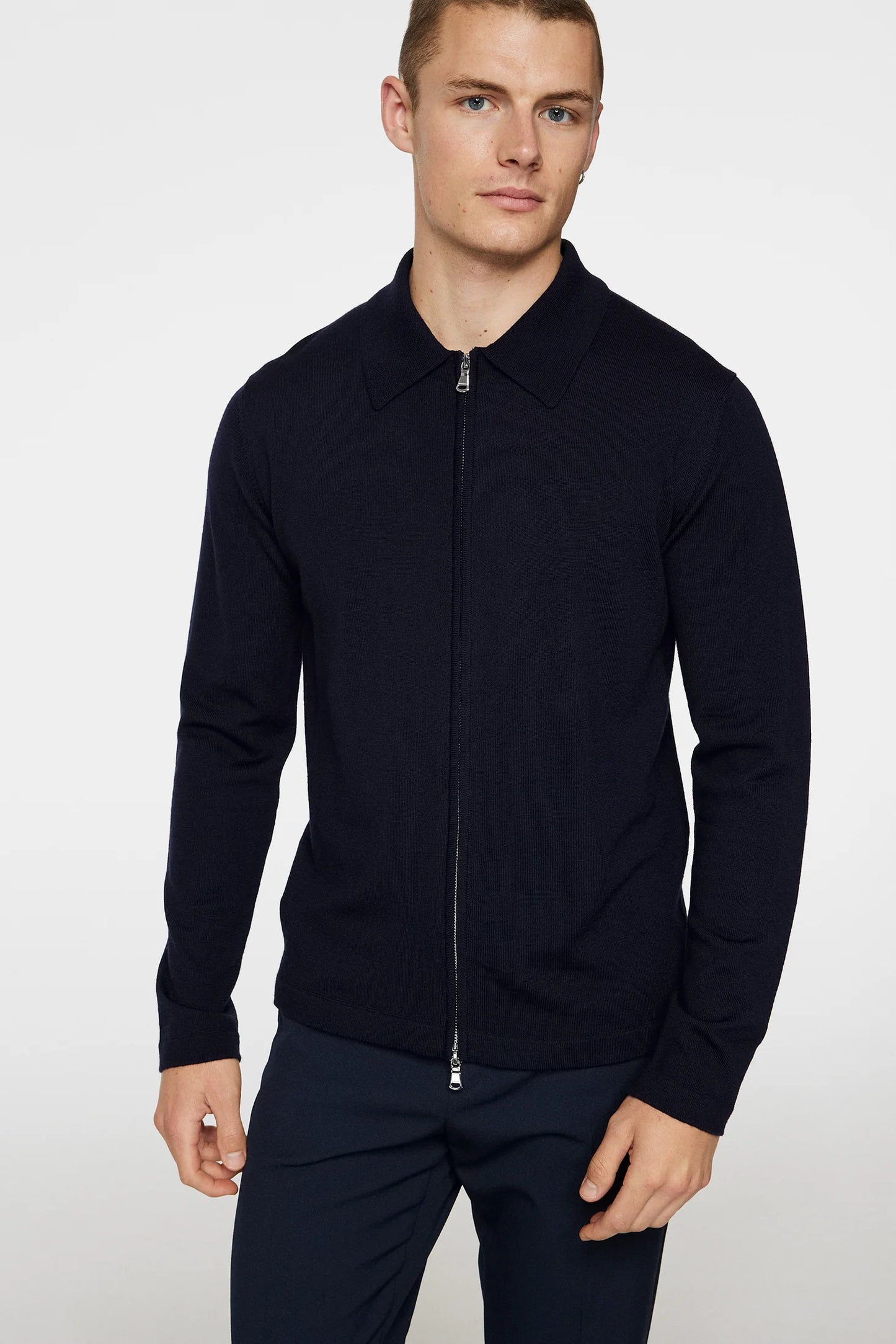 J.Lindeberg Kofta Kaleb Merino Zip