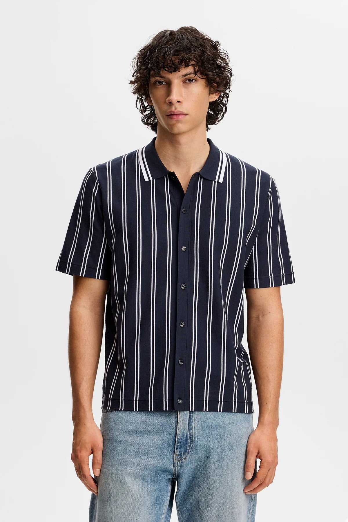J.Lindeberg Skjorta Rue Knit SS