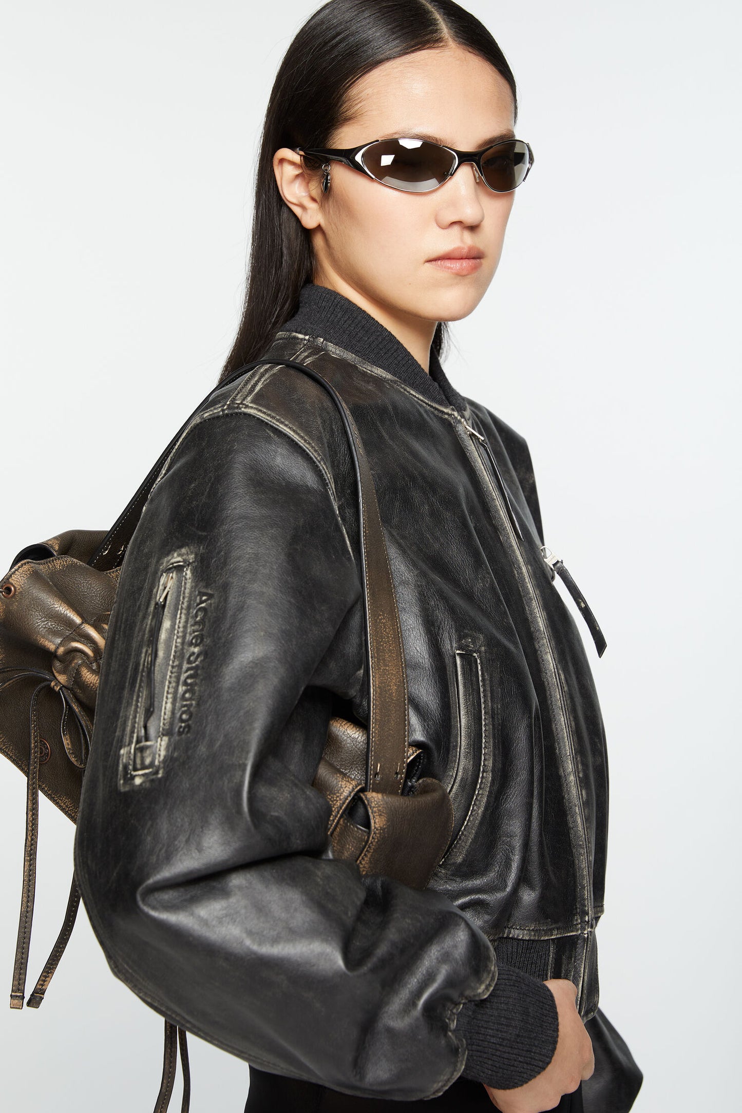 Acne Studios Jacka Leather Bomber