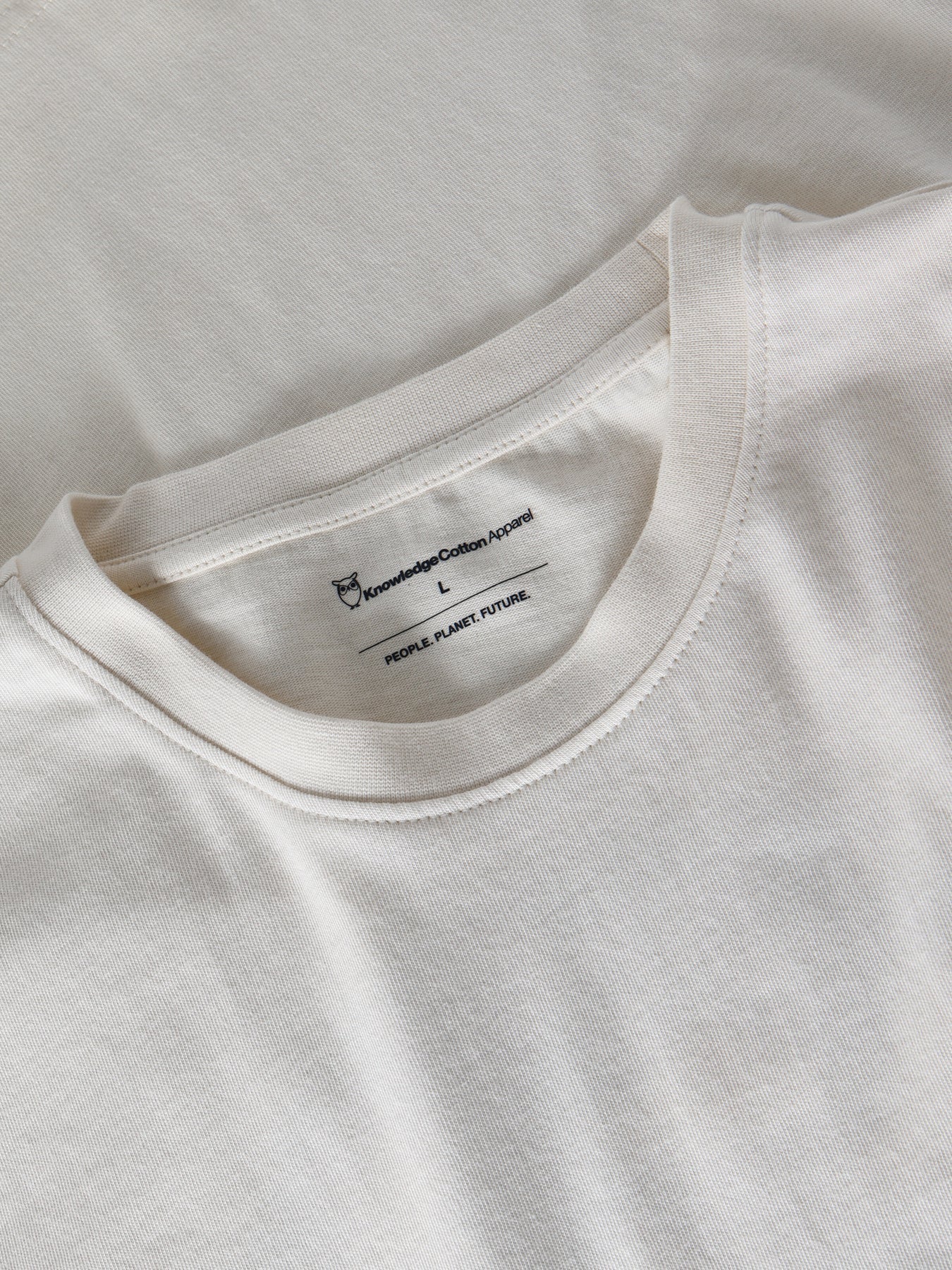 Knowledge Cotton Apparel T-shirt Regular SS Scenery Back Print