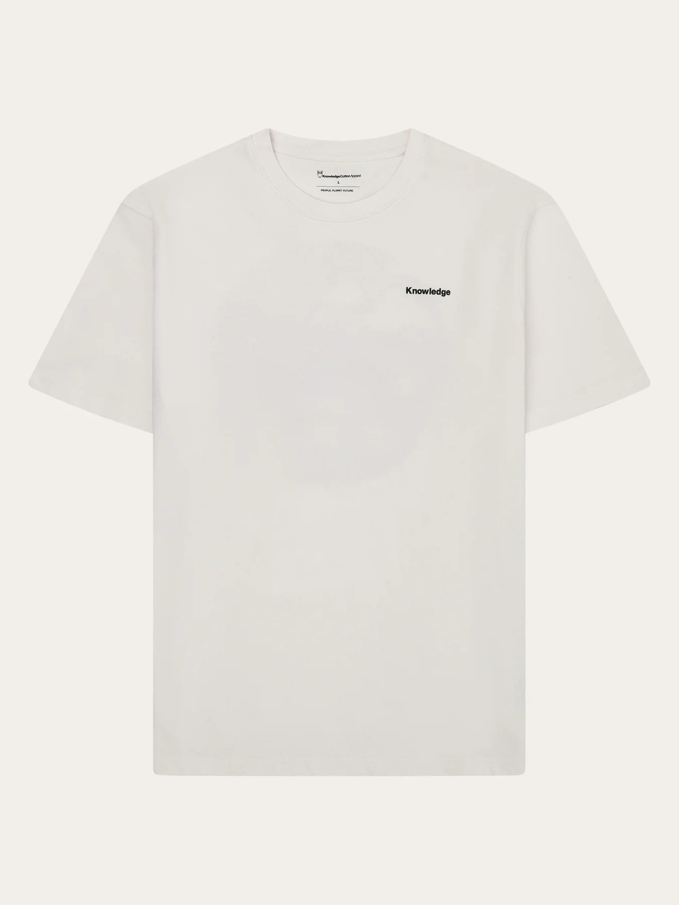 Knowledge Cotton Apparel T-shirt Regular SS Scenery Back Print