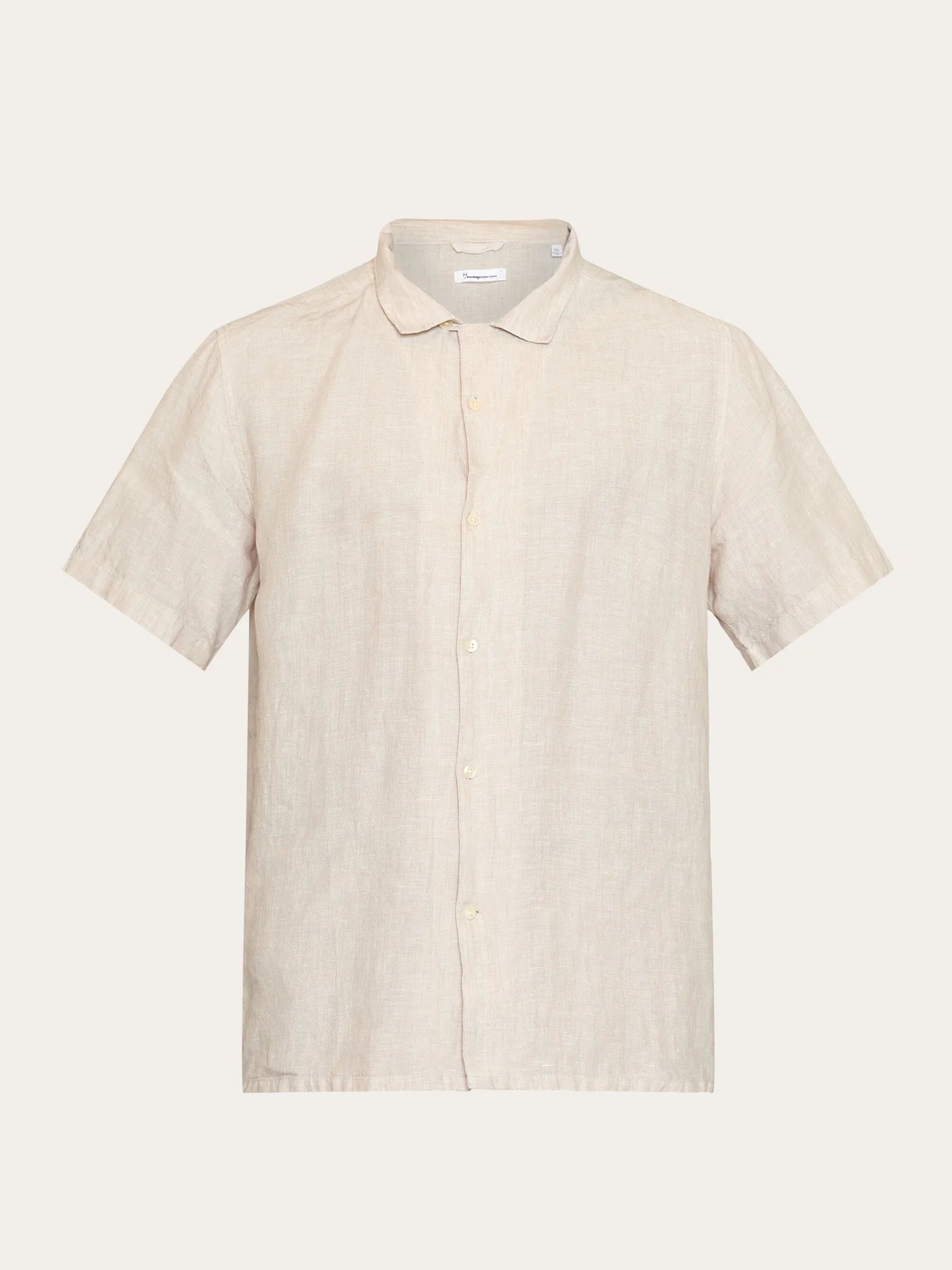 Knowledge Cotton Apparel Skjorta Box Short Sleeve Linen