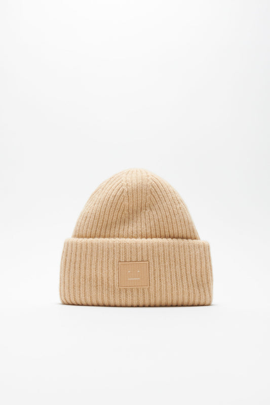 Acne Studios Mössa Large Face Logo Beanie