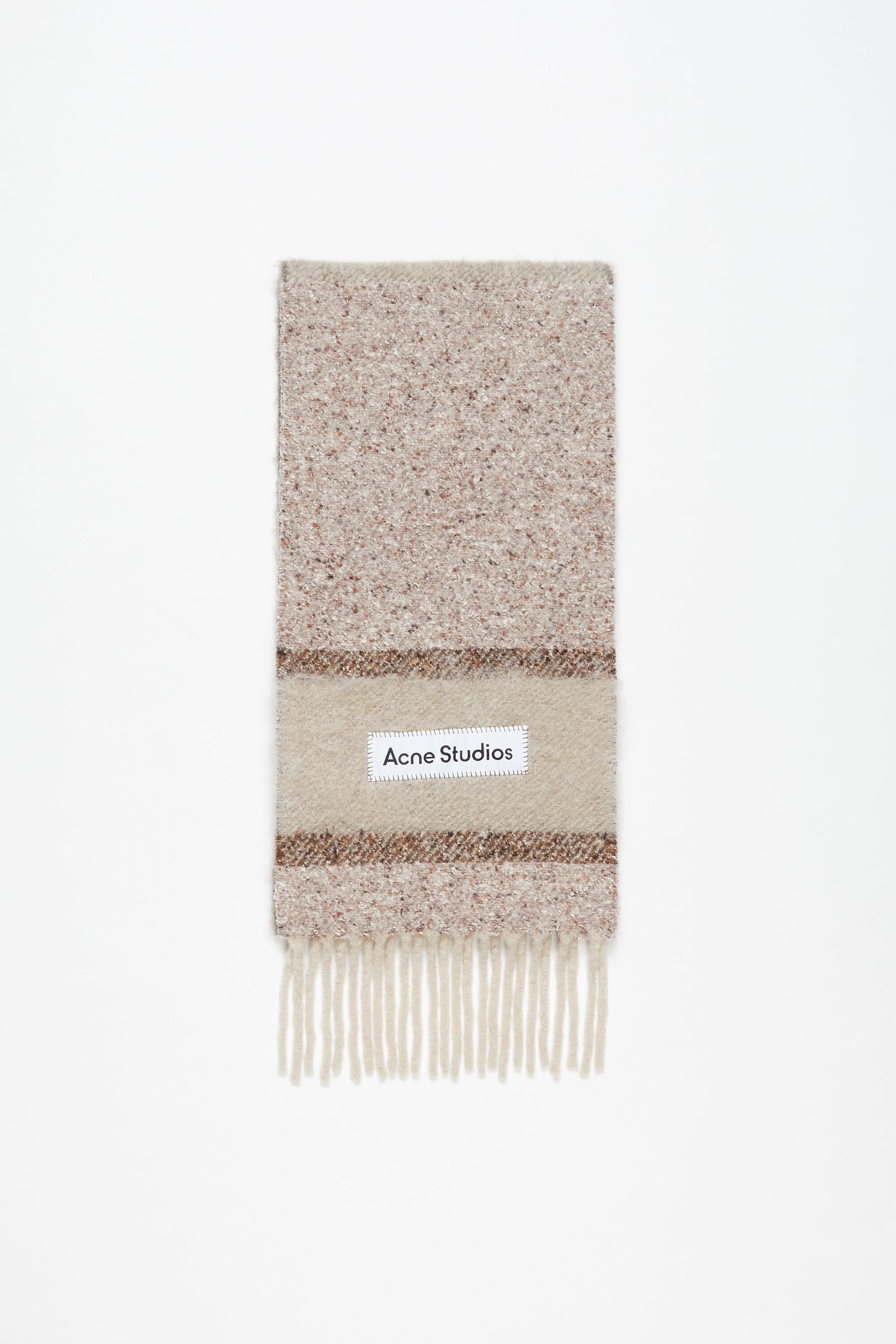 Acne Studios Halsduk Fringed Logo