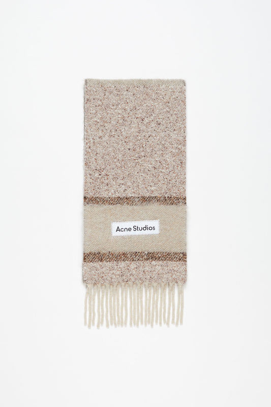 Acne Studios Halsduk Fringed Logo