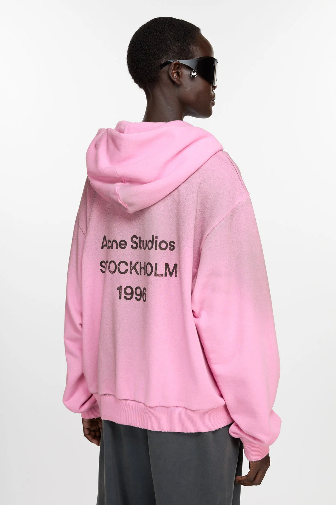 Acne Studios Tröja Logo Hooded Sweat