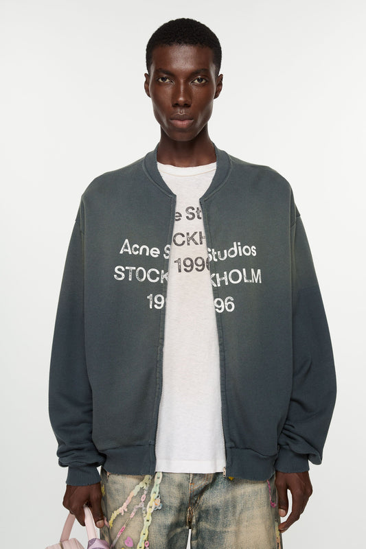 Acne Studios Tröja Zip Sweater Logo