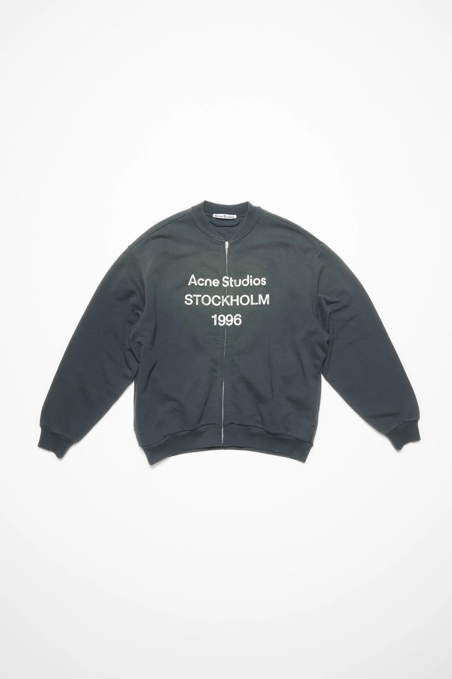 Acne Studios Tröja Zip Sweater Logo