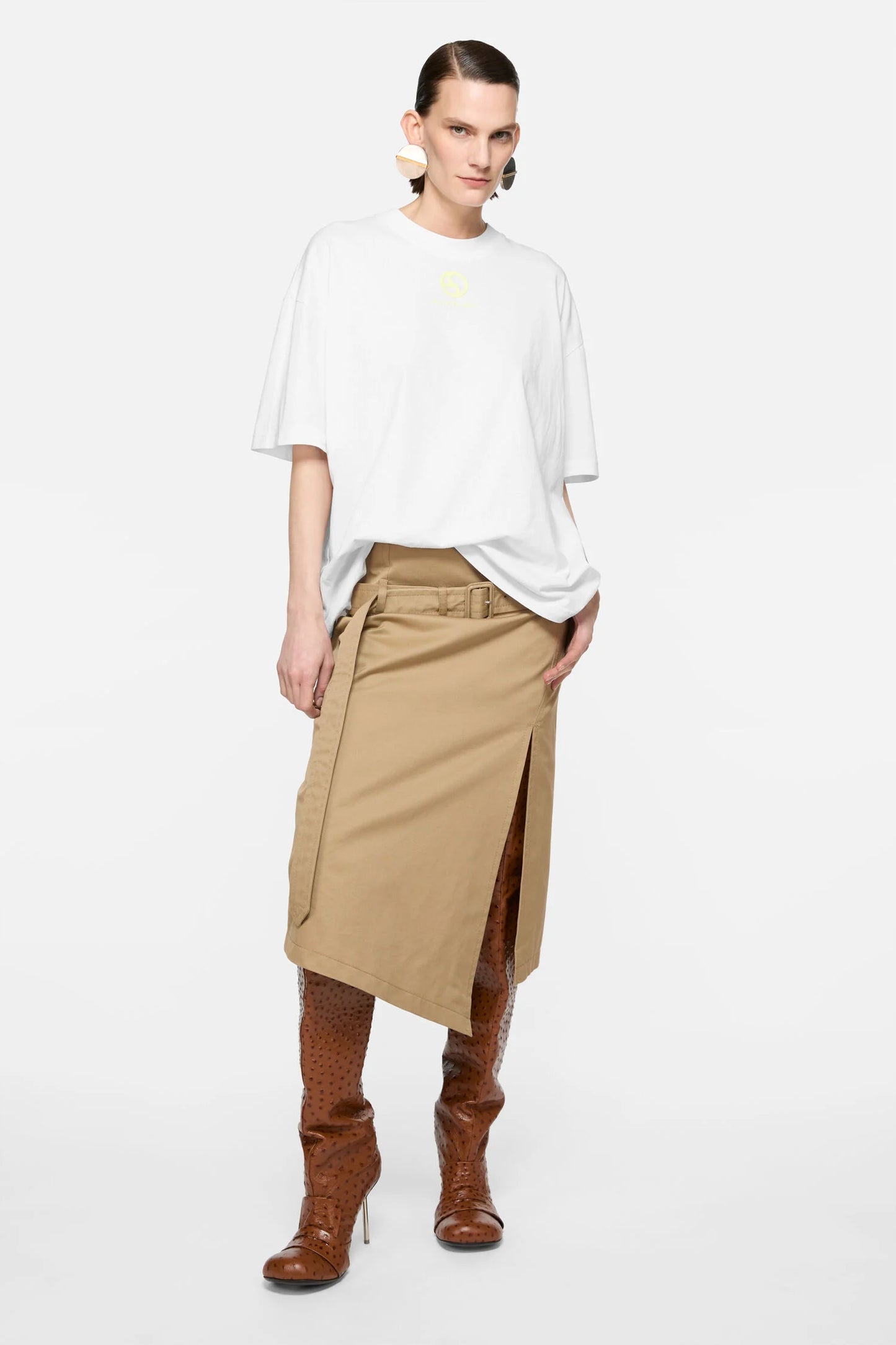 Acne Studios T-shirt Unisex Eresa U Duo Logogram GD