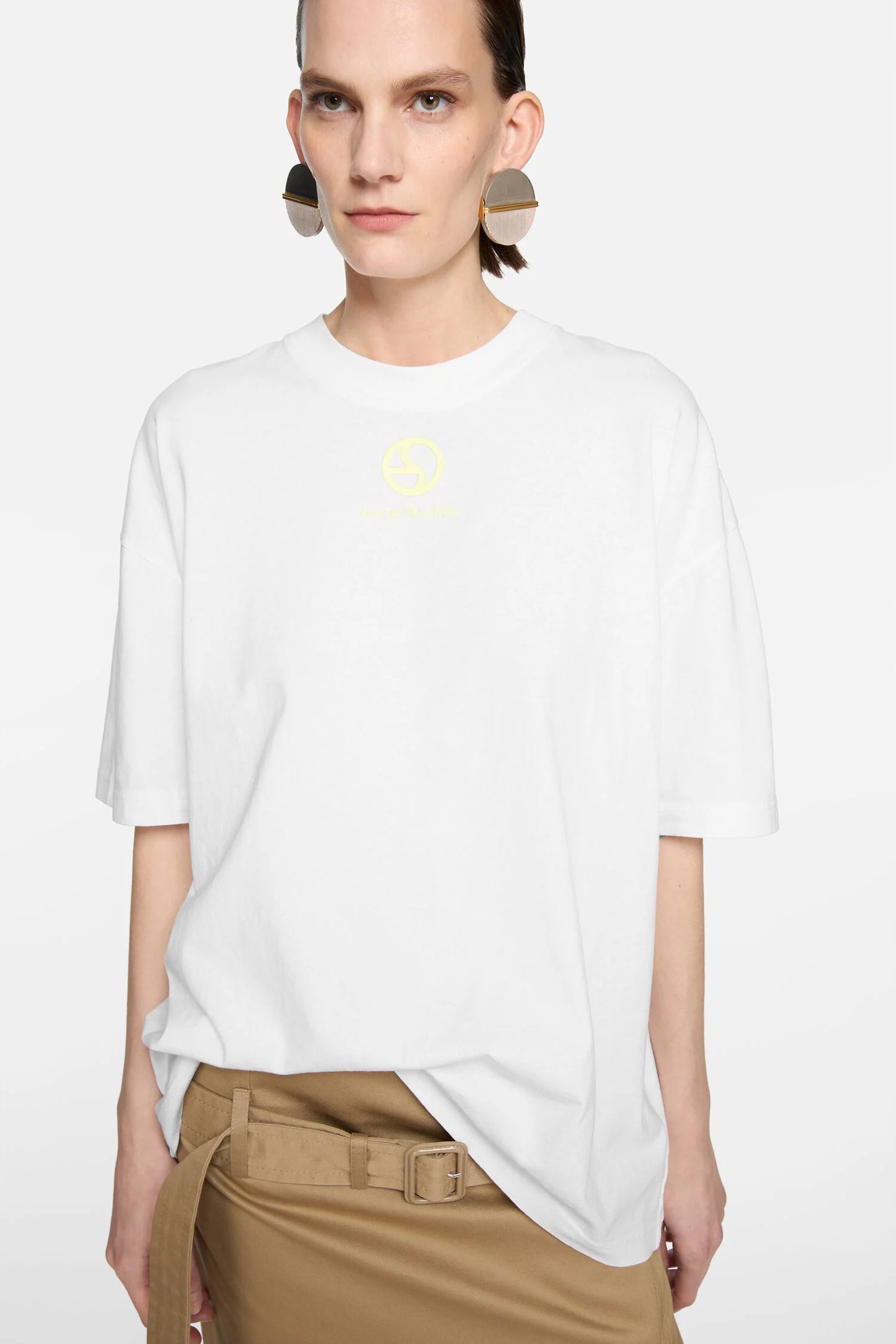 Acne Studios T-shirt Unisex Eresa U Duo Logogram GD