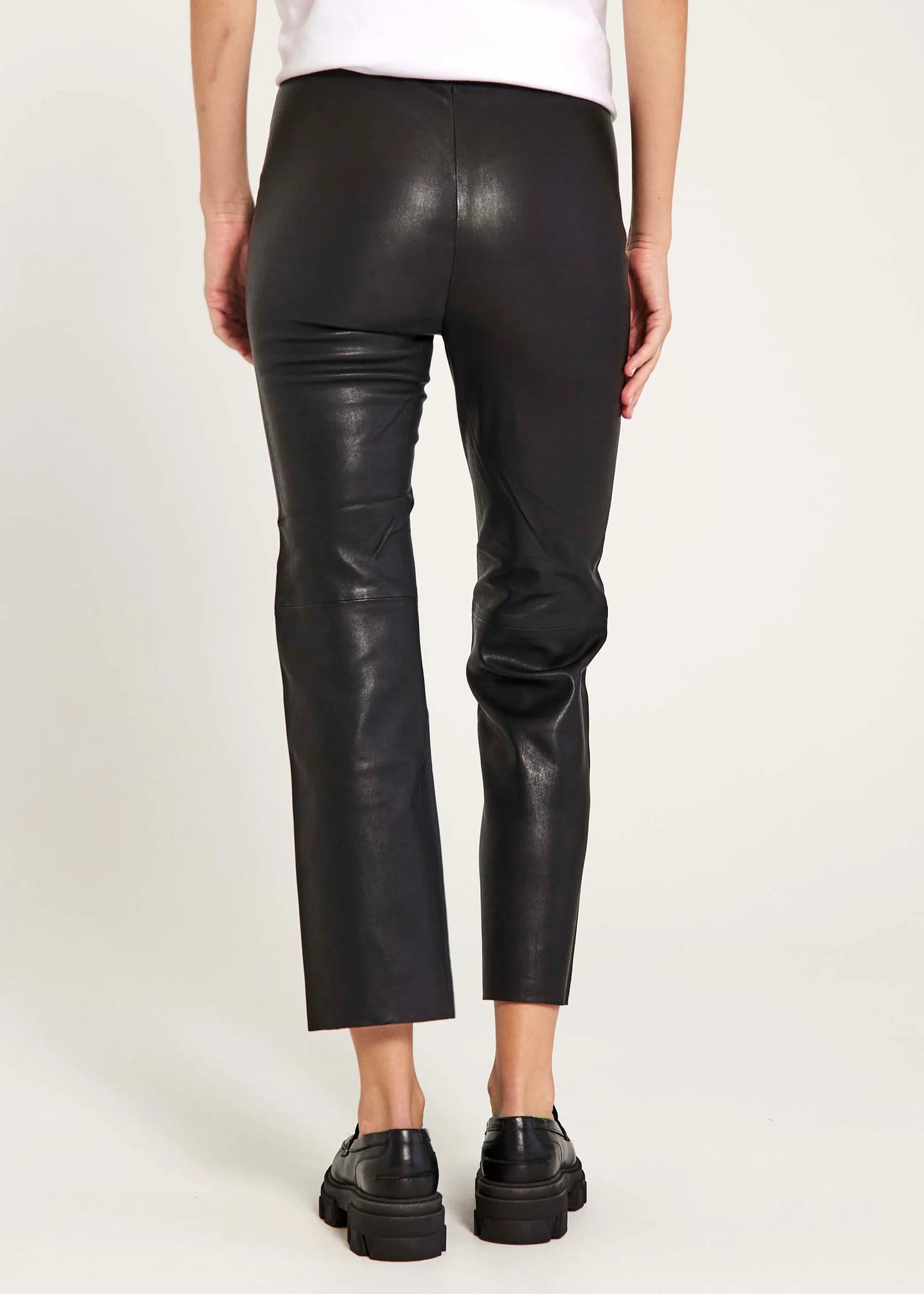 Norr Byxor Celia Stretch Leather