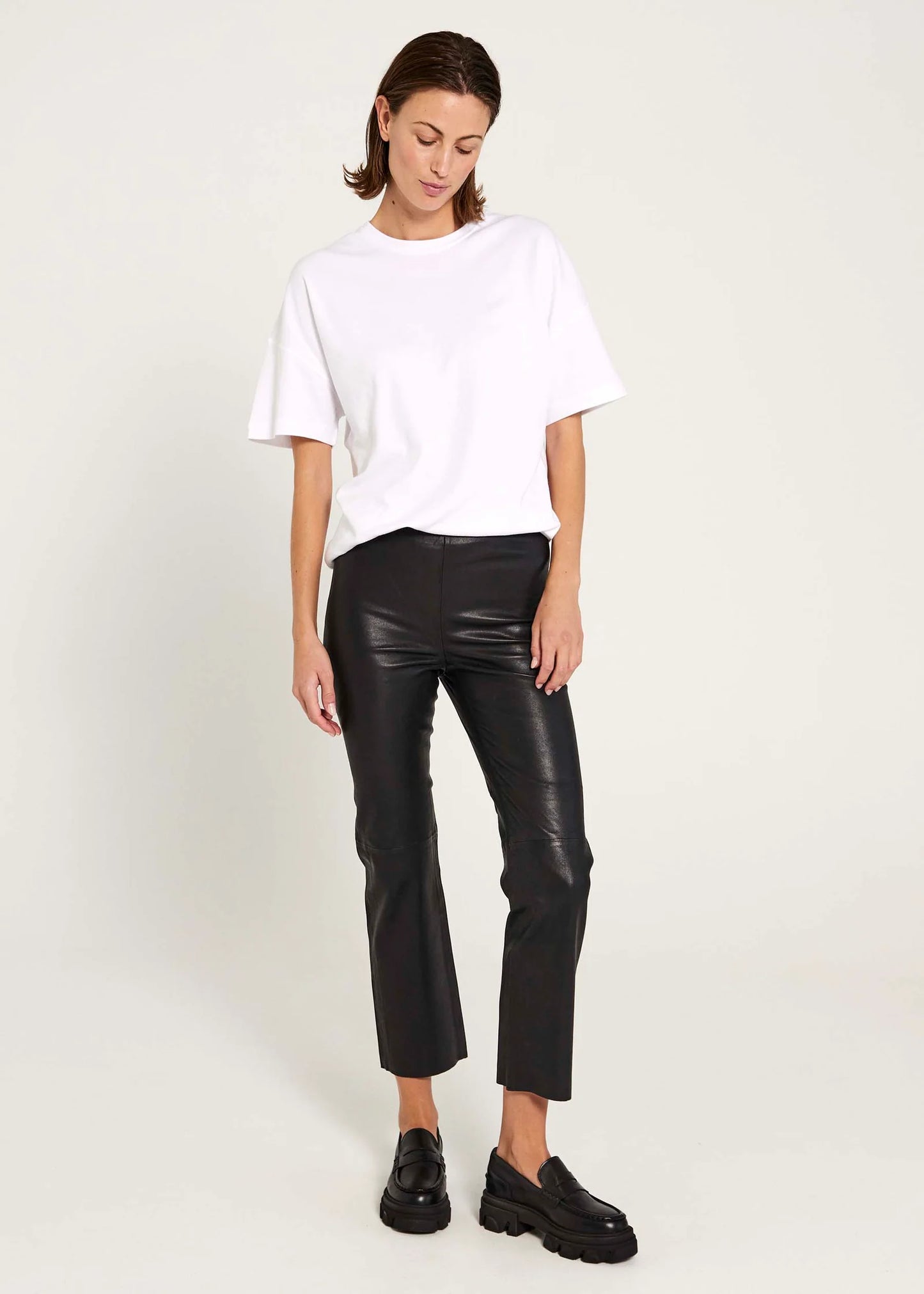 Norr Byxor Celia Stretch Leather