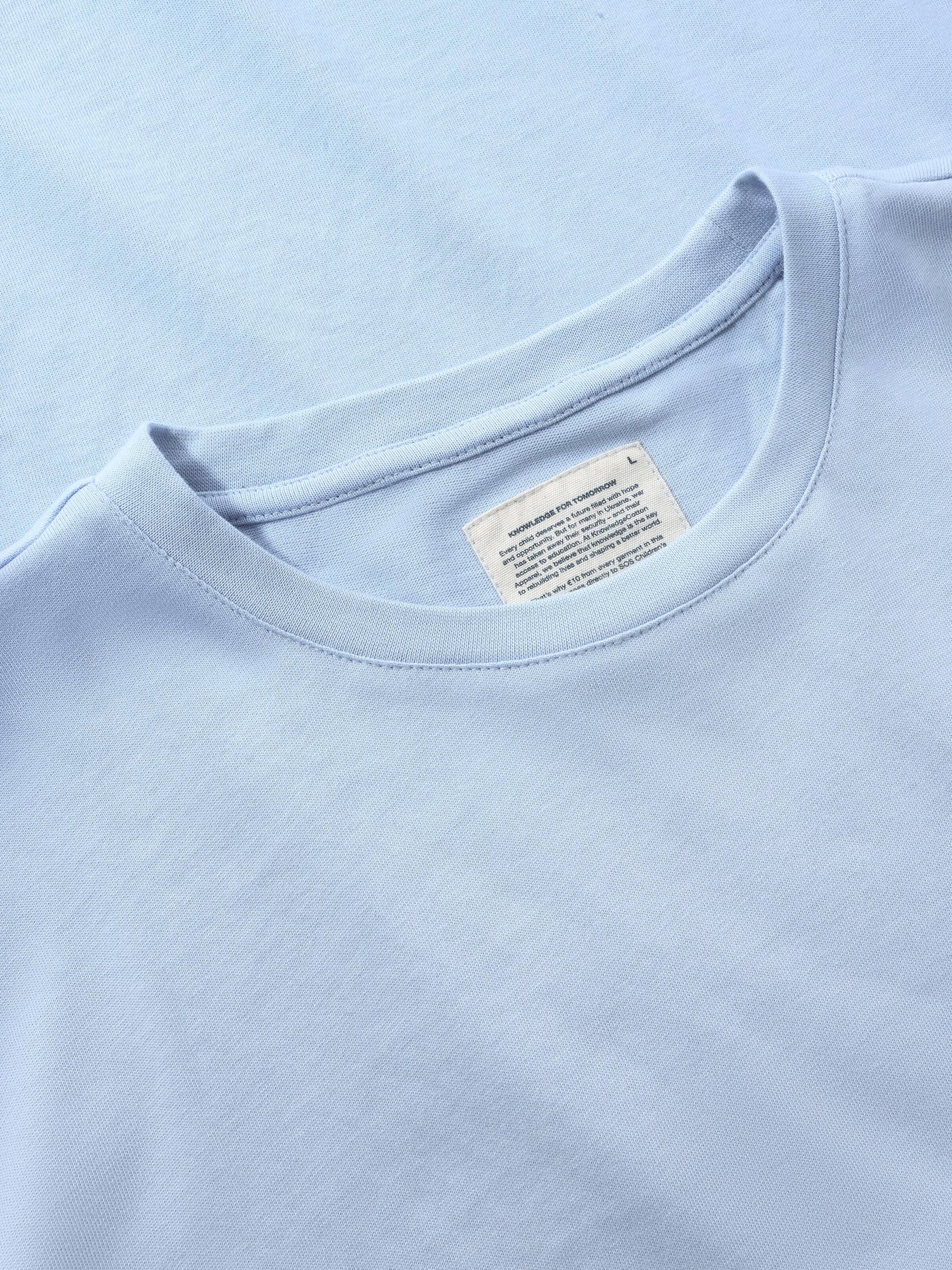 Knowledge Cotton Apparel T-shirt Chest embroidery